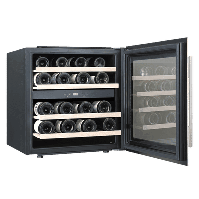 Elica EWC 92 Liters Direct Cool Single Door Wine Cooler with LED Display (2635, Black)