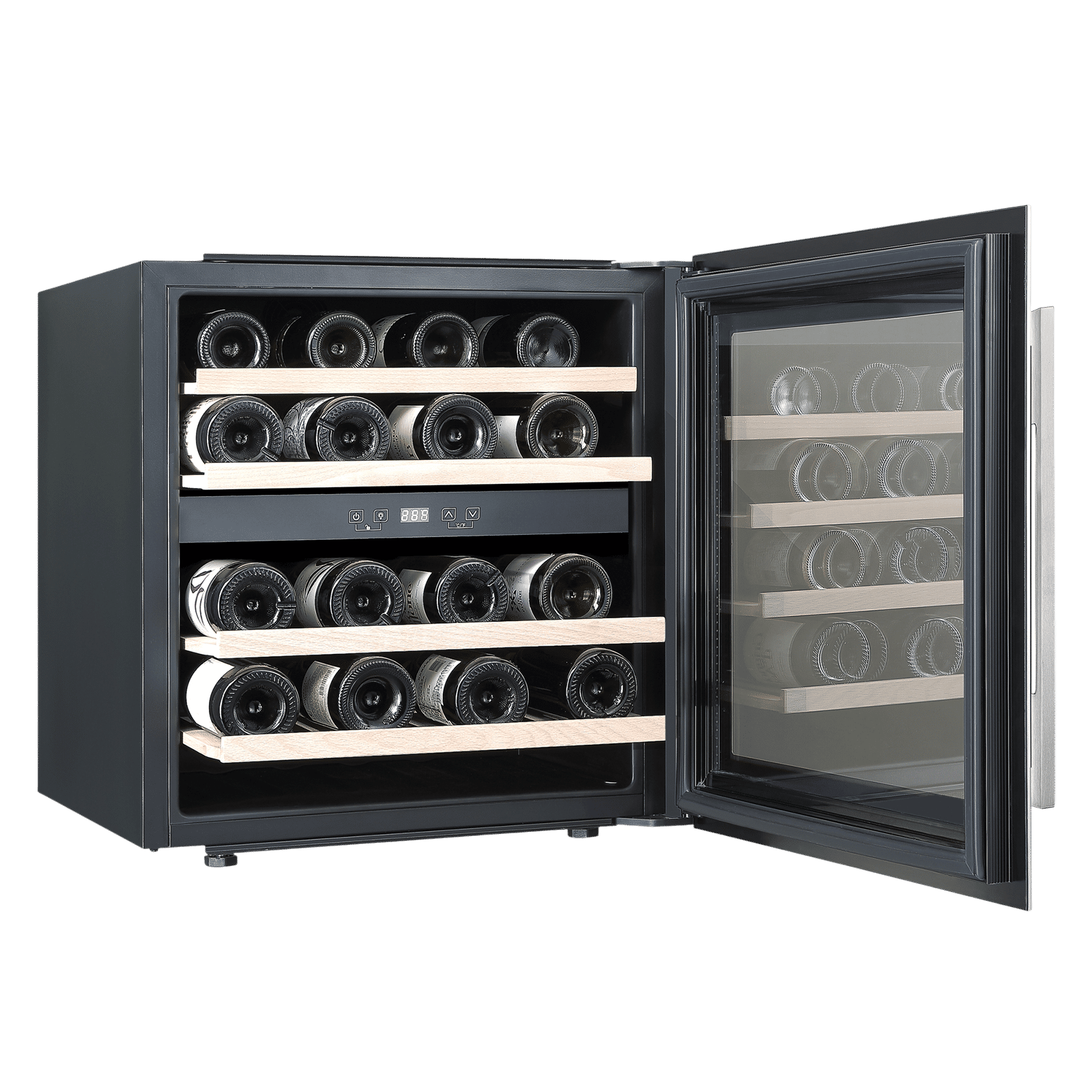 Elica EWC 92 Liters Direct Cool Single Door Wine Cooler with LED Display (2635, Black) Elica EWC 92 Liters Direct Cool Single Door Wine Cooler with LED Display (2635, Black)_1