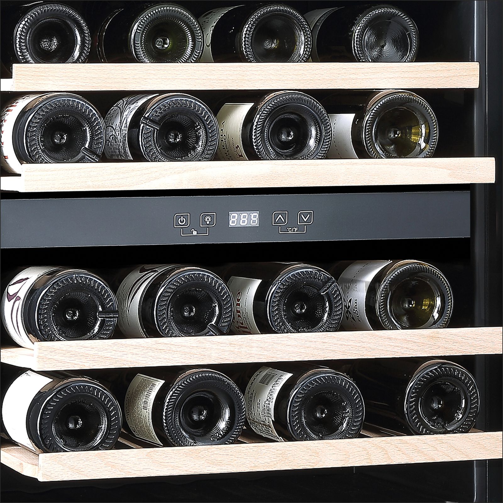 Elica EWC 92 Liters Direct Cool Single Door Wine Cooler with LED Display (2635, Black) Elica EWC 92 Liters Direct Cool Single Door Wine Cooler with LED Display (2635, Black)_5