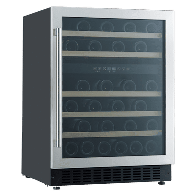 elica 145 Litres 46 Bottles Wine Cooler (LED Display, EWC145S6082, Black)
