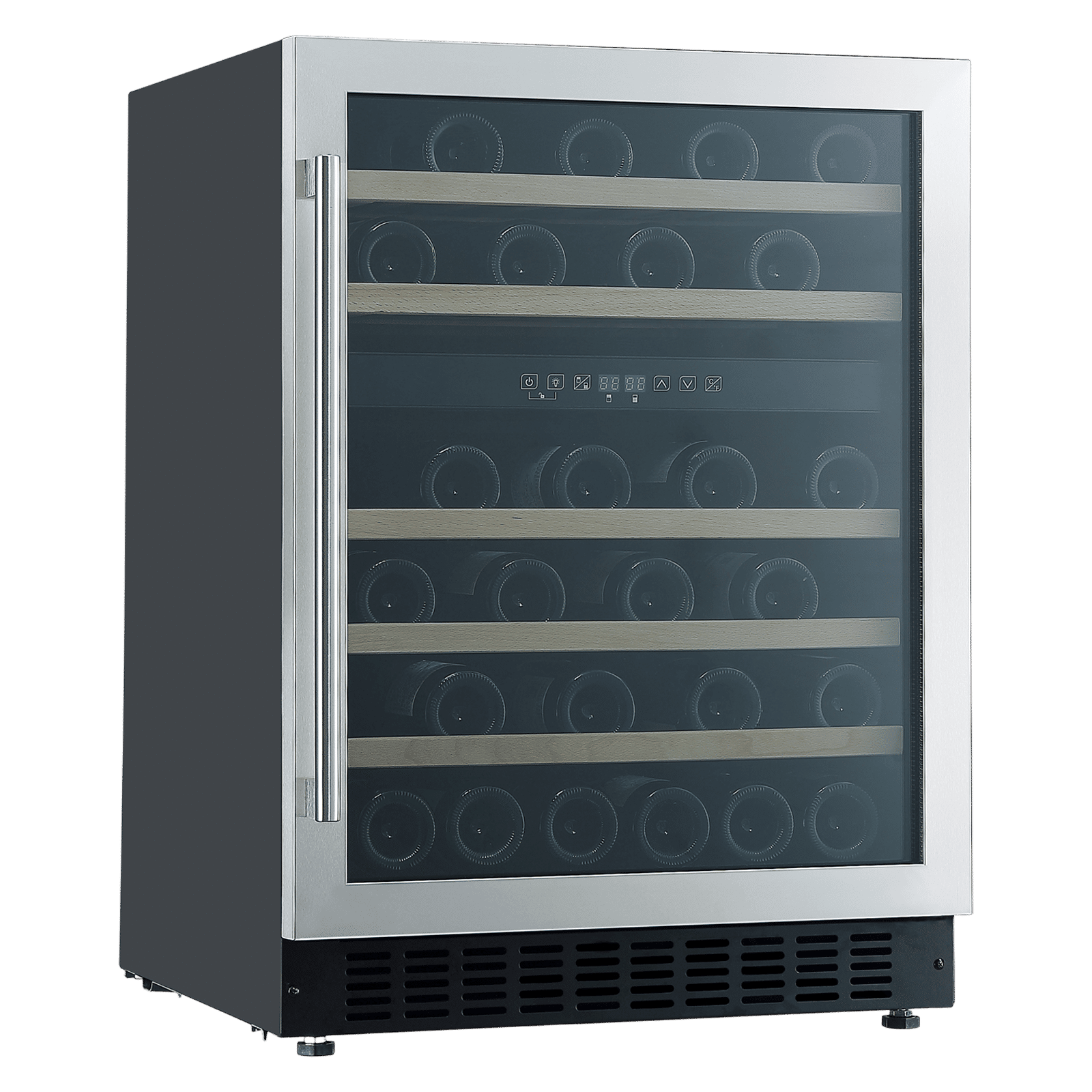 elica 145 Litres 46 Bottles Wine Cooler (LED Display, EWC145S6082, Black) elica 145 Litres 46 Bottles Wine Cooler (LED Display, EWC145S6082, Black)_1