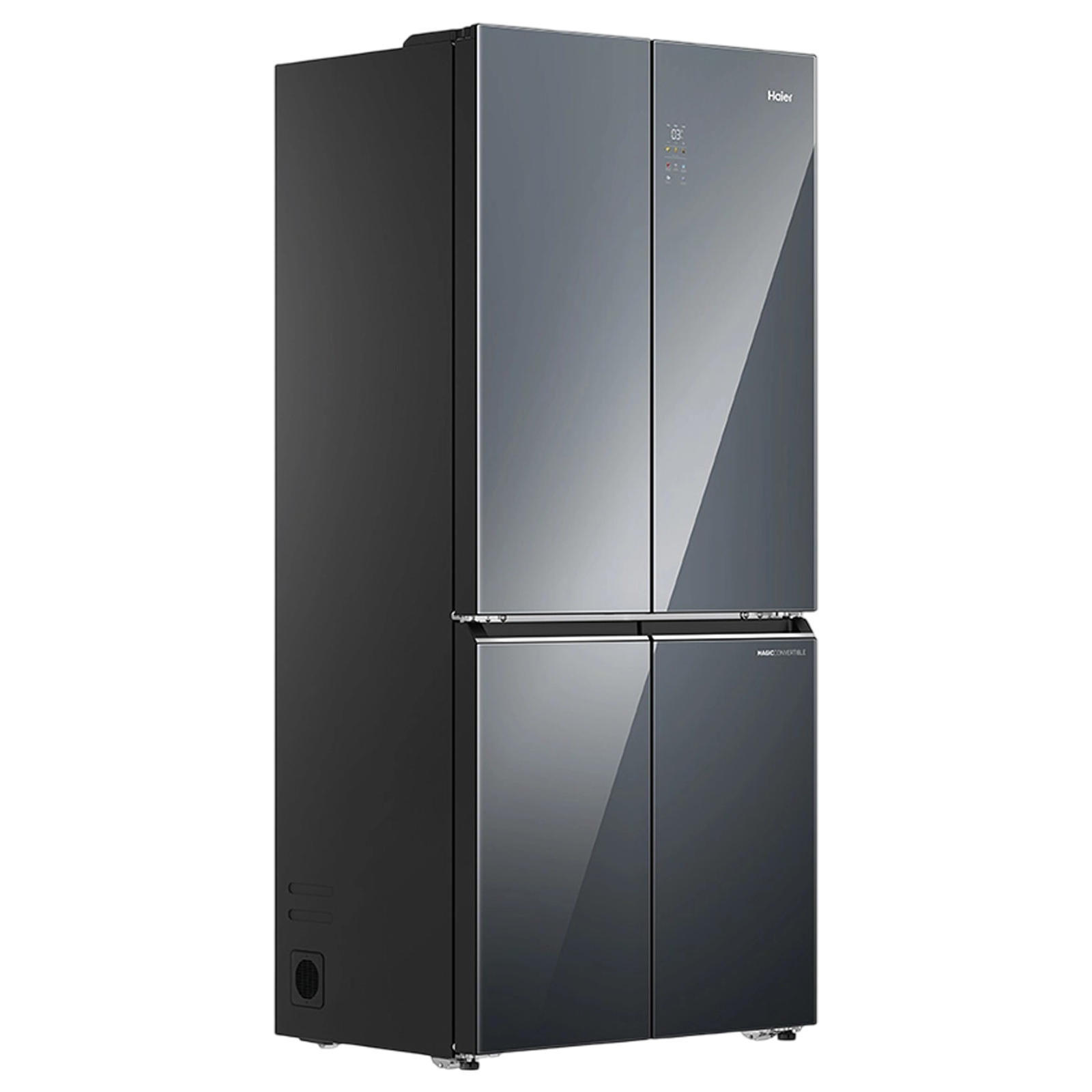 Haier Lumiere 520 Liters 3 Star Frost Free French Door Smart Wifi Enabled Convertible Refrigerator with Colorful Digital Display (HRB-600MGU1, Mirror Glass)_8