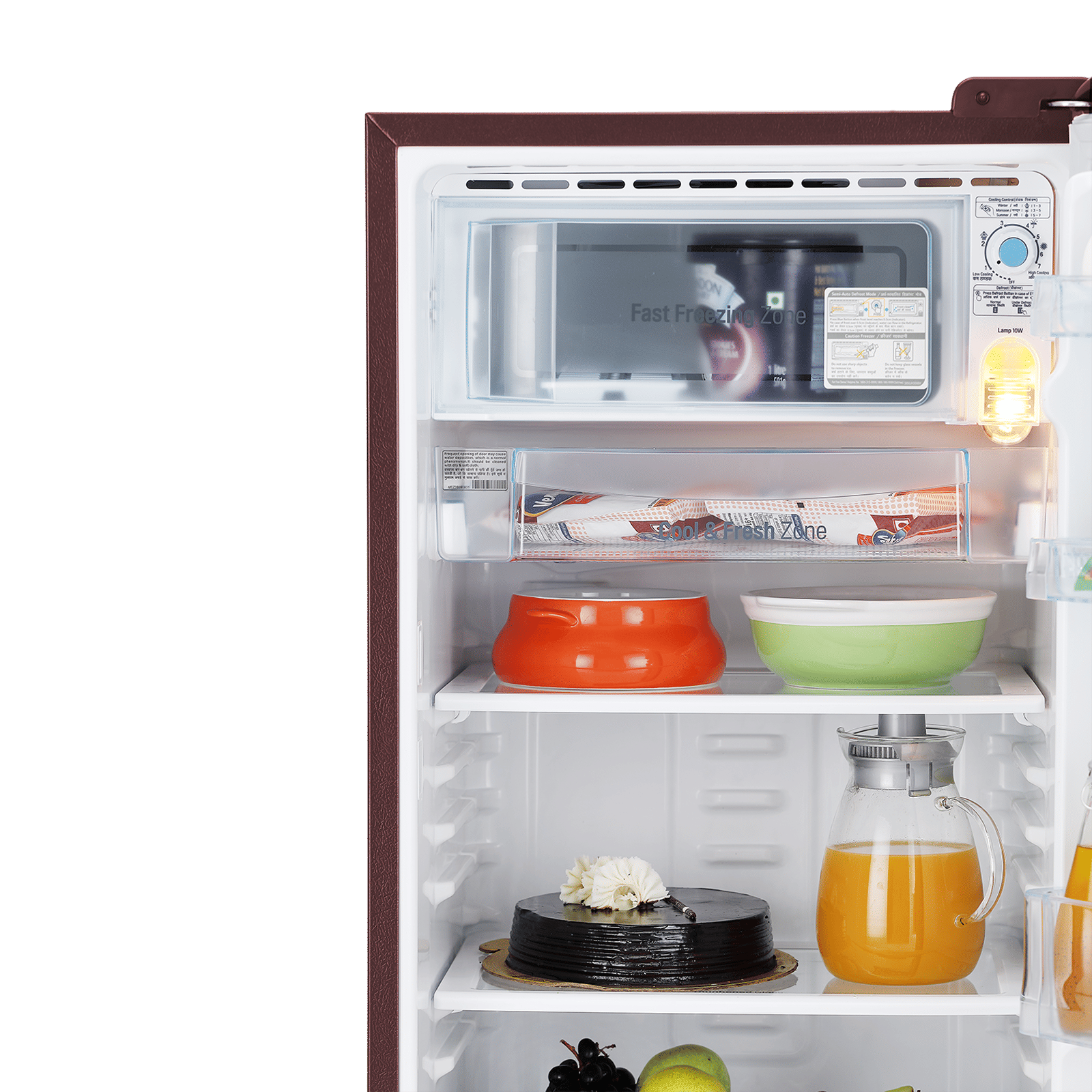 LG 201 Series 185 Litres 5 Star Direct Cool Single Door Refrigerator with Auto Smart Connect (GL-D201ASBU, Scarlet Bloom) LG 201 Series 185 Litres 5 Star Direct Cool Single Door Refrigerator with Auto Smart Connect (GL-D201ASBU, Scarlet Bloom)_11