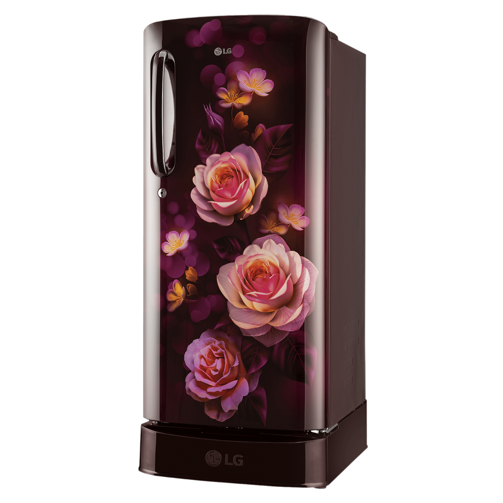 LG 201 Series 185 Litres 5 Star Direct Cool Single Door Refrigerator with Auto Smart Connect (GL-D201ASBU, Scarlet Bloom) LG 201 Series 185 Litres 5 Star Direct Cool Single Door Refrigerator with Auto Smart Connect (GL-D201ASBU, Scarlet Bloom)_4