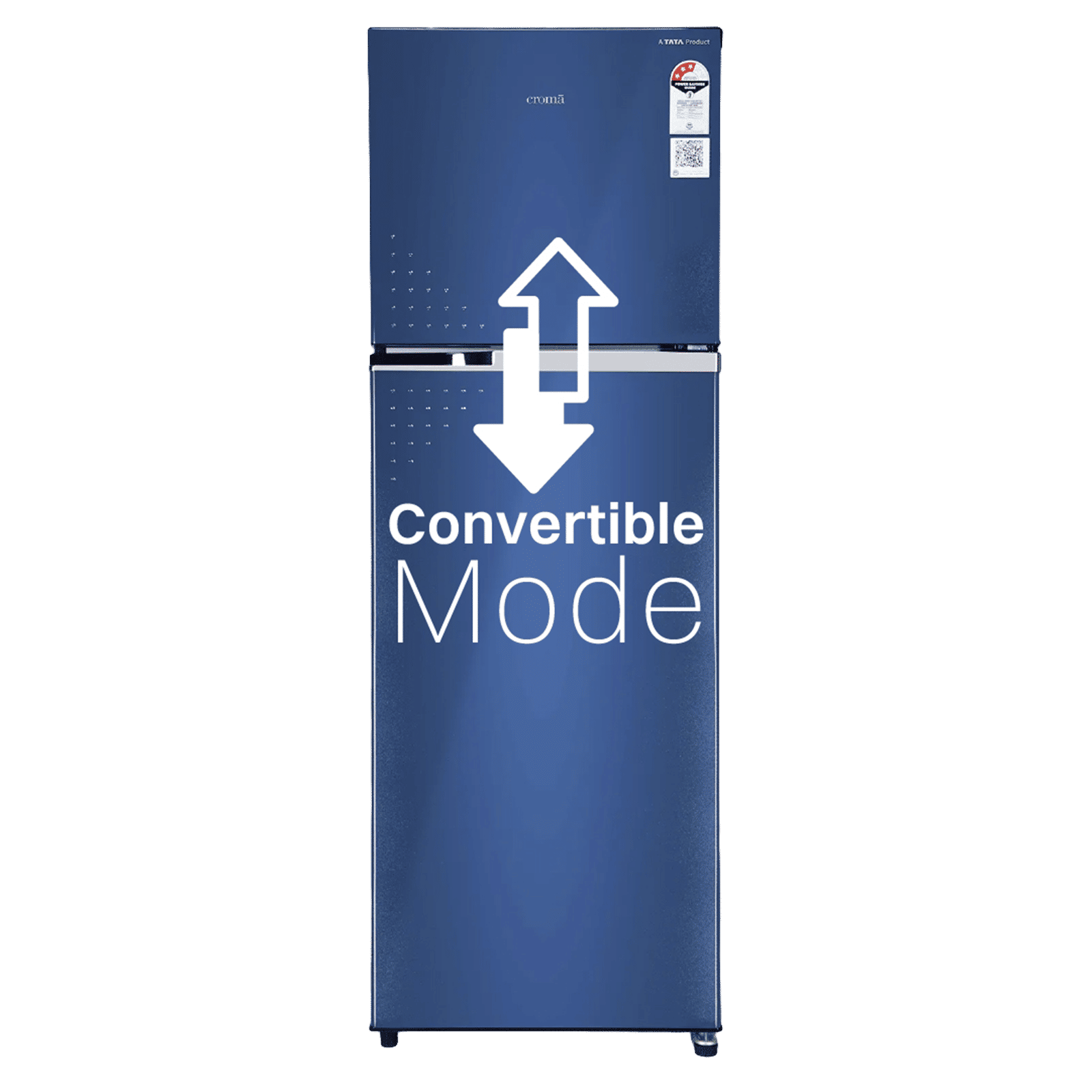 Croma 290 Litres 3 Star Frost Free Double Door Refrigerator with Inverter Technology (CRLR290FID276256, Ocean Blue)_1