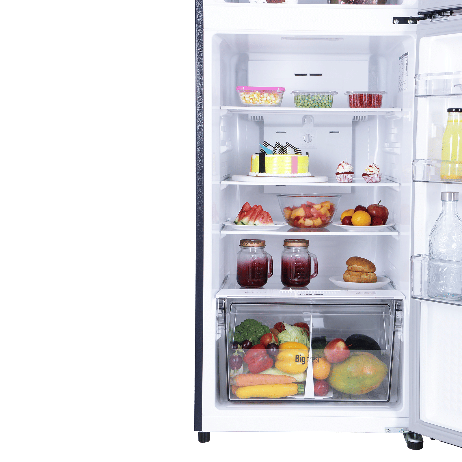 Croma 290 Litres 3 Star Frost Free Double Door Refrigerator with Inverter Technology (CRLR290FID276256, Ocean Blue)_16