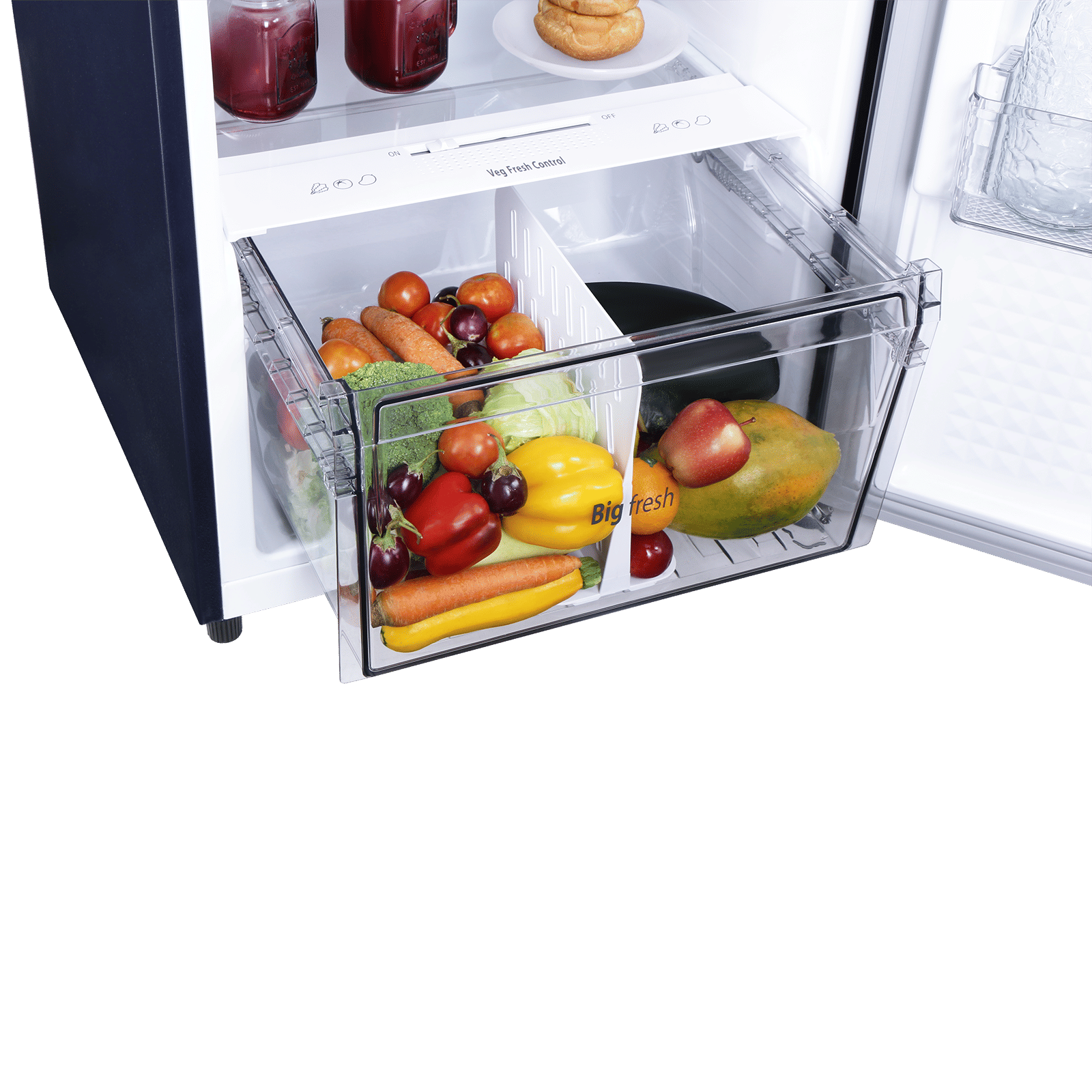 Croma 290 Litres 3 Star Frost Free Double Door Refrigerator with Inverter Technology (CRLR290FID276256, Ocean Blue)_18