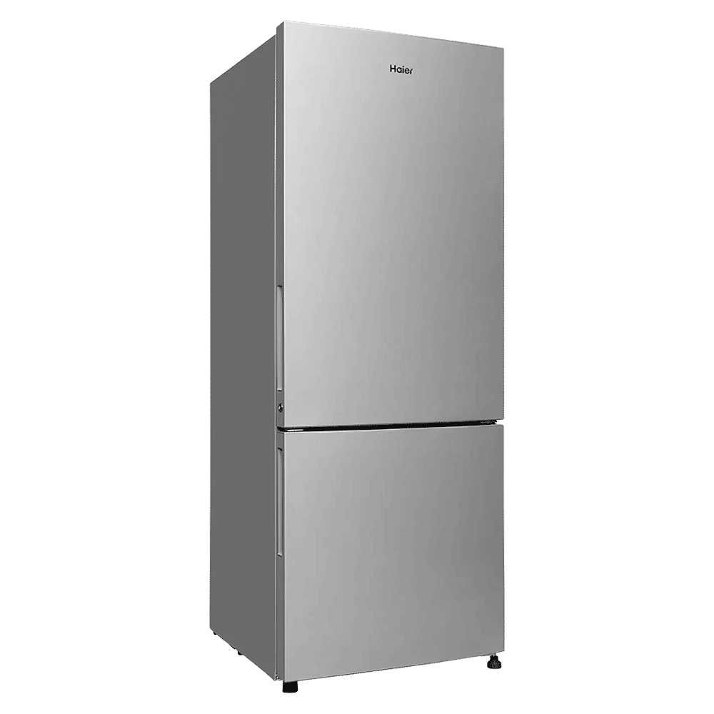 Haier 300 Litres 2 Star Frost Free Double Door Bottom Mount Refrigerator with Antibacterial Gasket (HRB-3502BS-P, Brushline Silver)_9
