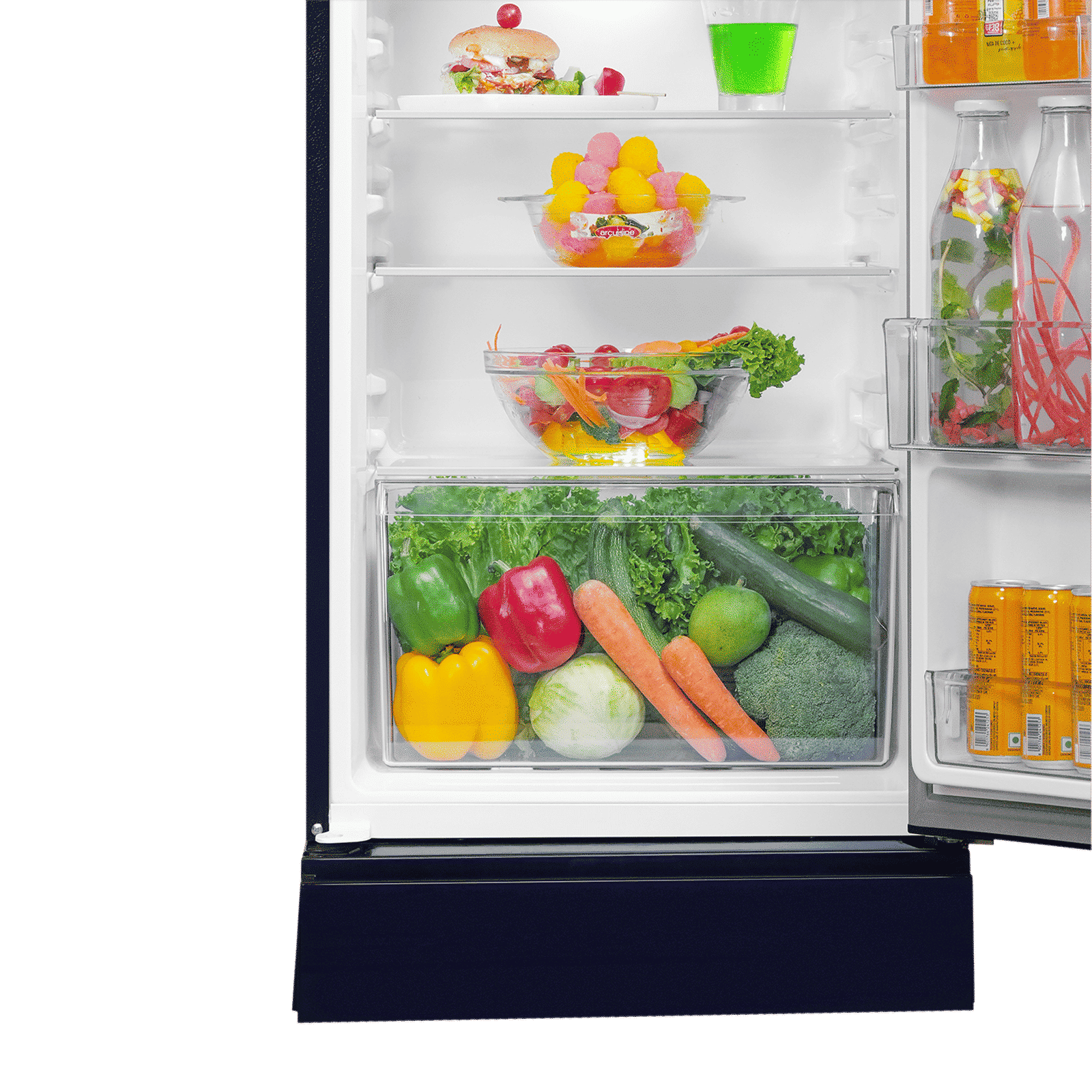 Haier 190 Litres 3 Star Direct Cool Single Door Refrigerator with One Hour Icing Technology (HRD-2103PWG-P, Wave Glass)_9