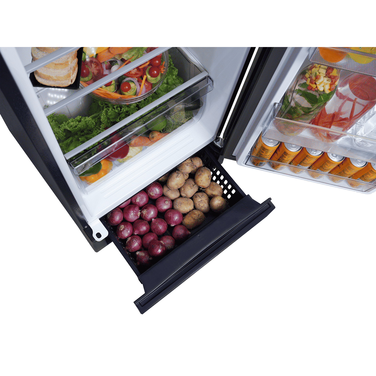 Haier 190 Litres 3 Star Direct Cool Single Door Refrigerator with One Hour Icing Technology (HRD-2103PWG-P, Wave Glass)_10