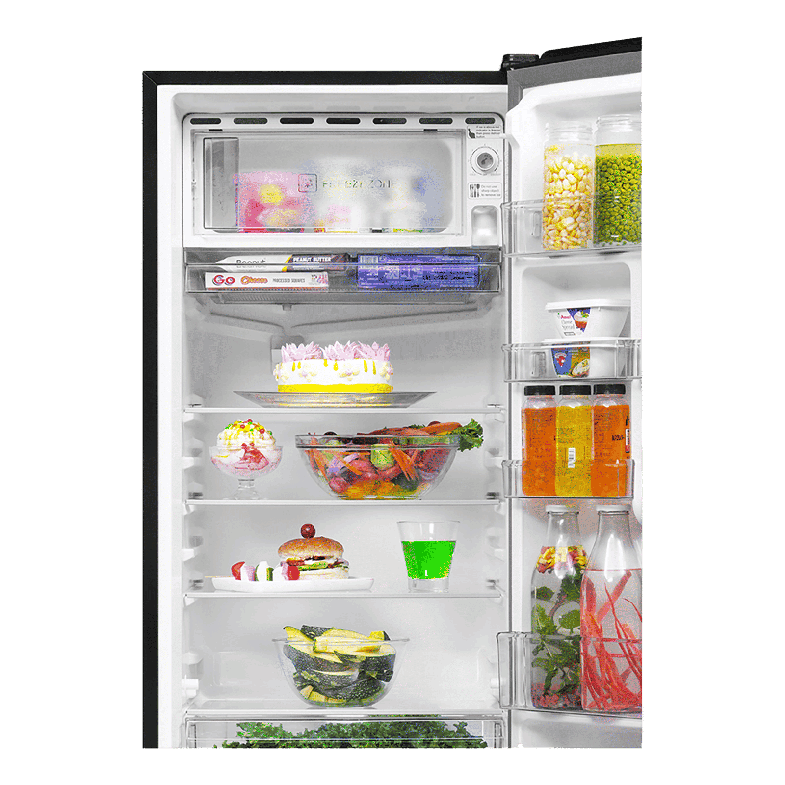 Haier 190 Litres 3 Star Direct Cool Single Door Refrigerator with One Hour Icing Technology (HRD-2103PWG-P, Wave Glass)_11