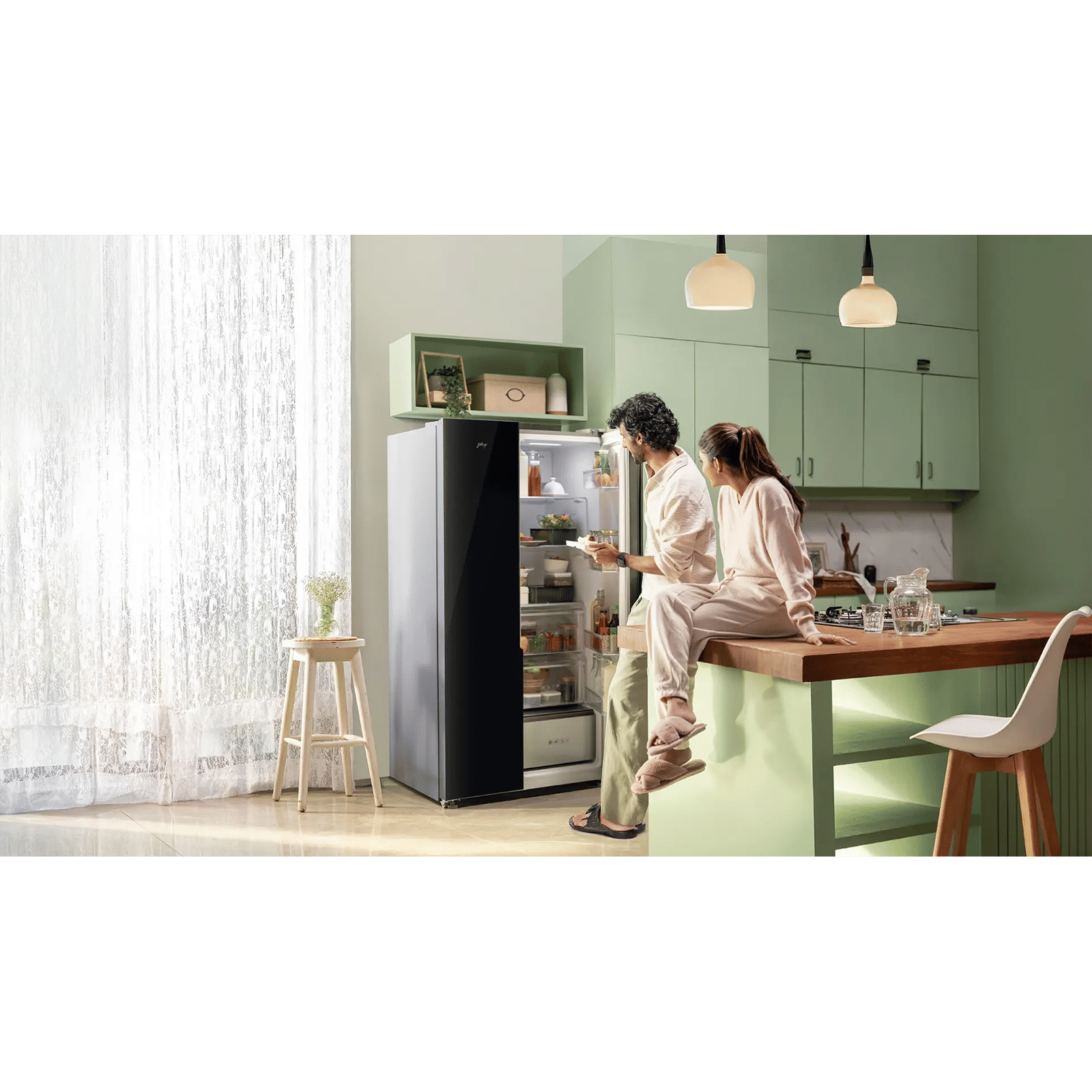 Godrej 600 Litres 3 Star Frost Free Side by Side Convertible Refrigerator with Powered By AI (RS EON VELVET 646C RIT, Opera Black) Godrej 600 Litres 3 Star Frost Free Side by Side Convertible Refrigerator with Powered By AI (RS EON VELVET 646C RIT, Opera Black)_15