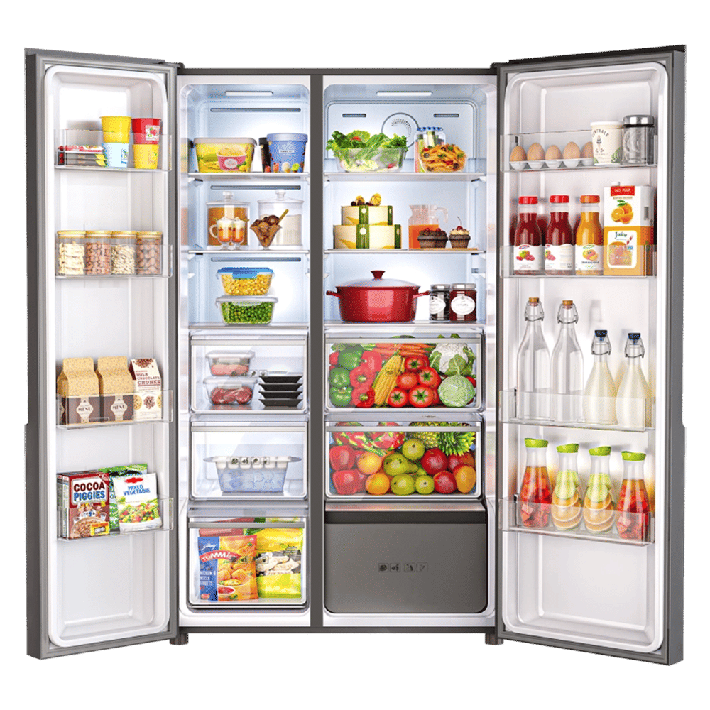 Godrej 600 Litres 3 Star Frost Free Side by Side Convertible Refrigerator with Powered By AI (RS EON VELVET 646C RIT, Opera Black) Godrej 600 Litres 3 Star Frost Free Side by Side Convertible Refrigerator with Powered By AI (RS EON VELVET 646C RIT, Opera Black)_5