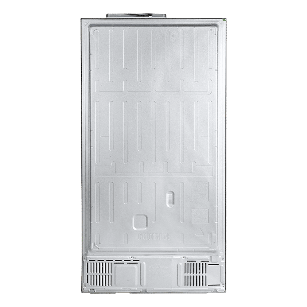 Haier Vogue Series 598 Litres 3 Star Frost Free Side by Side Door Smart Wifi Enabled Convertible Refrigerator with Deo Fresh Technology (HRT-683KWGU1, Black White Glass)_7