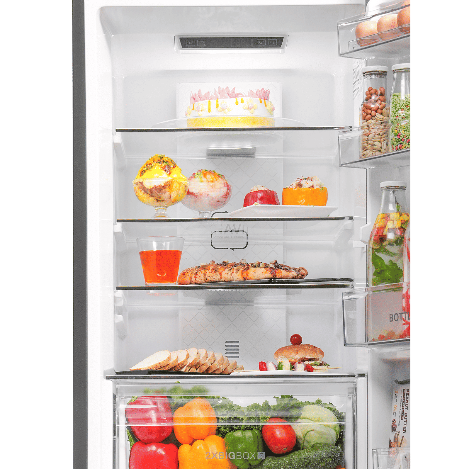 Haier 237 Litres 2 Star Frost Free Double Door Bottom Mount Convertible Refrigerator with Turbo Icing (HRB-2872IBMS-P, Moon Silver) Haier 237 Litres 2 Star Frost Free Double Door Bottom Mount Convertible Refrigerator with Turbo Icing (HRB-2872IBMS-P, Moon Silver)_11