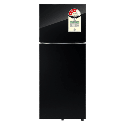 SAMSUNG 467 Litres 3 Star Frost Free Double Door Smart Wifi Enabled Refrigerator with Twin Cooling Plus Technology (RT80F51C3BHL, Black Glass)