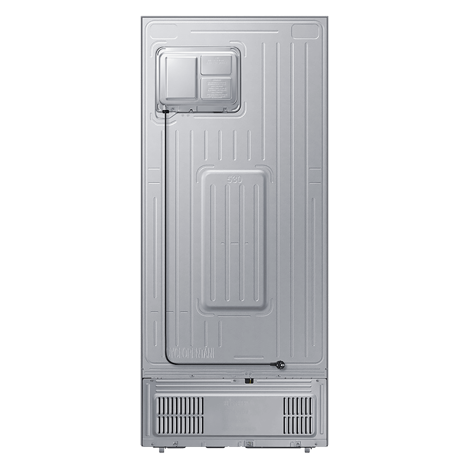 SAMSUNG Bespoke 530 Litres 1 Star Frost Free Double Door Convertible Refrigerator with Power Cool Technology (RT56DG7A6ASLTL, Real Stainless)_8