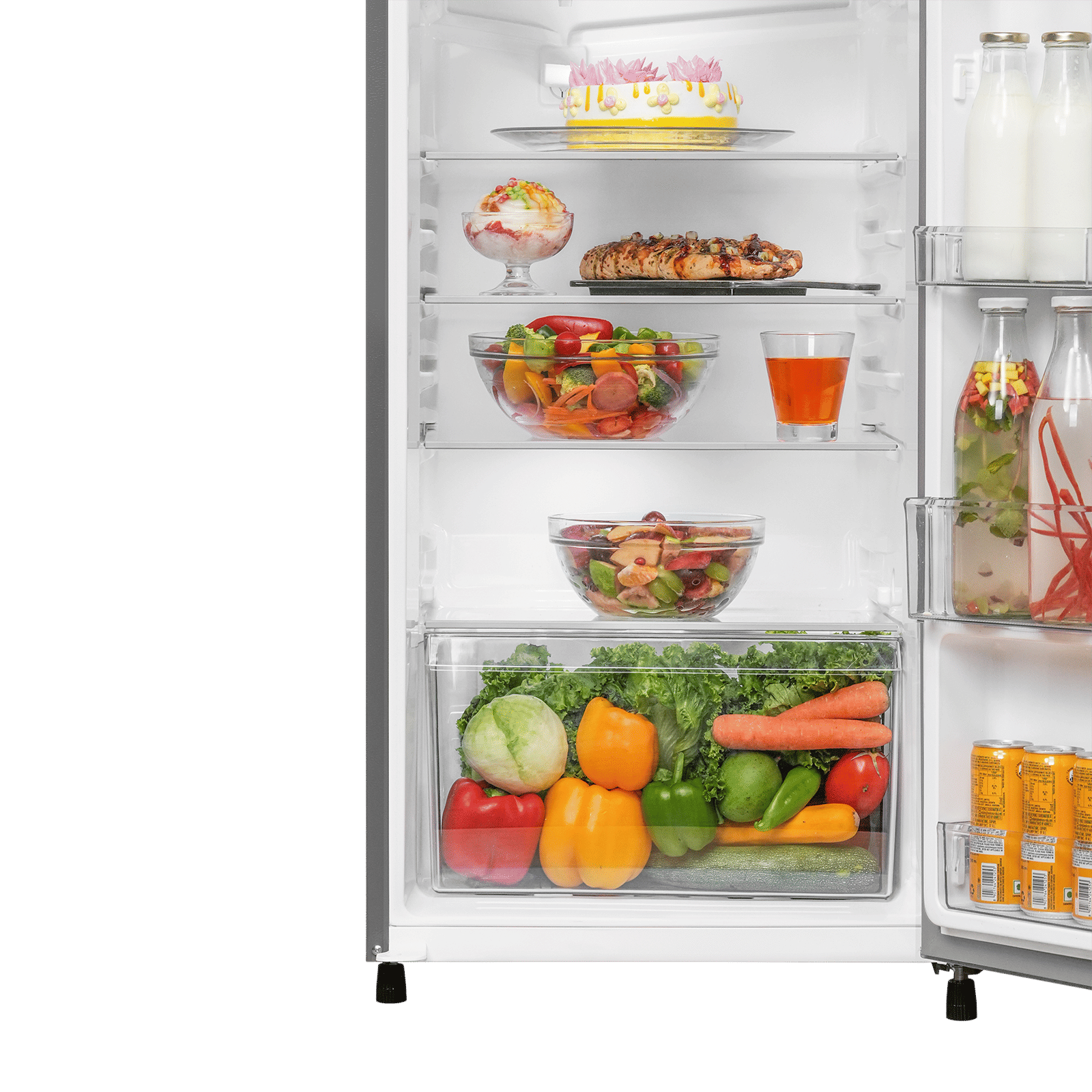 Haier 190 Litres 5 Star Direct Cool Single Door Refrigerator with One Hour Icing Technology (HRD-2105BNS-P, Nickel Steel) Haier 190 Litres 5 Star Direct Cool Single Door Refrigerator with One Hour Icing Technology (HRD-2105BNS-P, Nickel Steel)_11