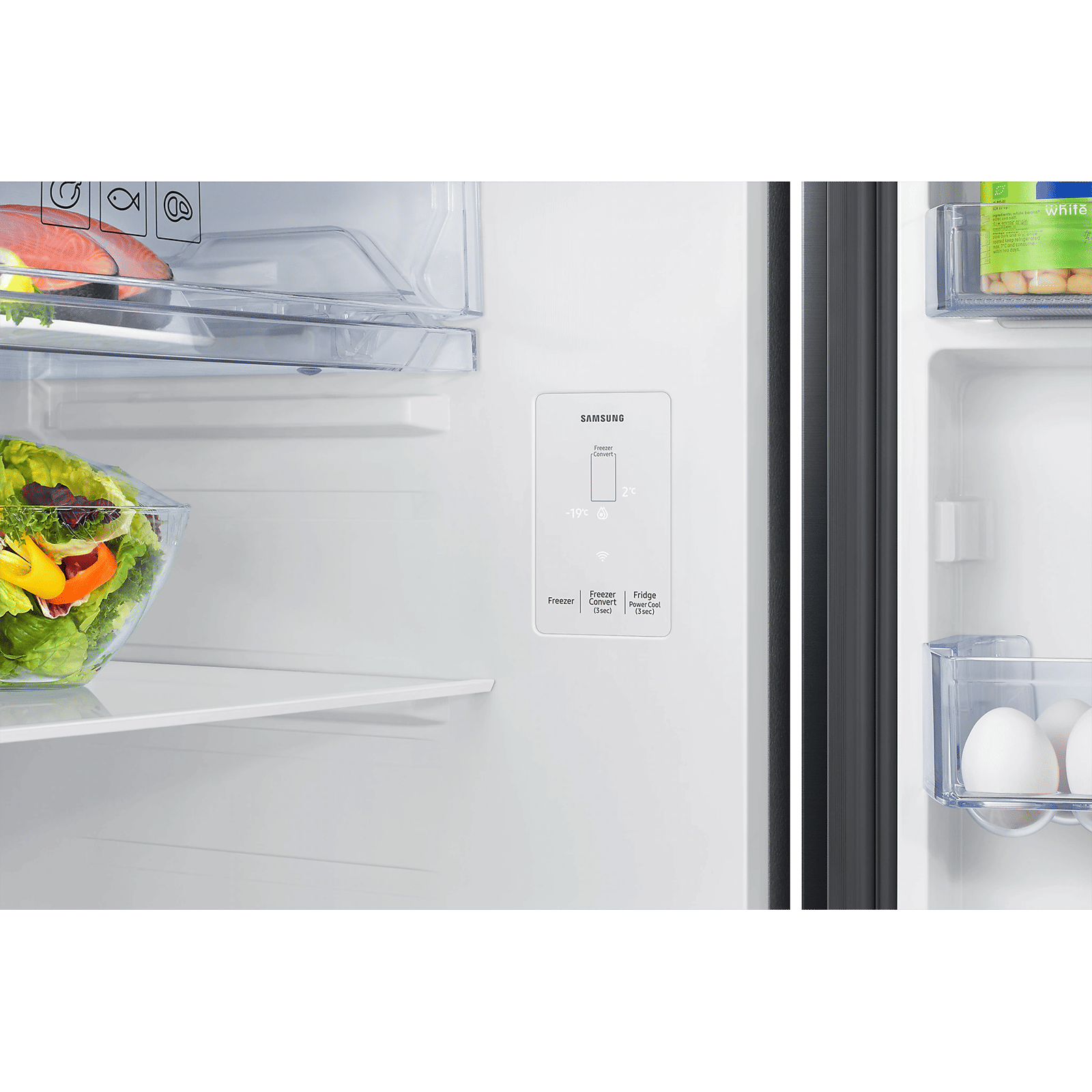 SAMSUNG Bespoke 467 Litres 2 Star Frost Free Double Door Smart Wifi Enabled Refrigerator with AI Energy Mode (RT80F51C2FHL, Black Doi)_11