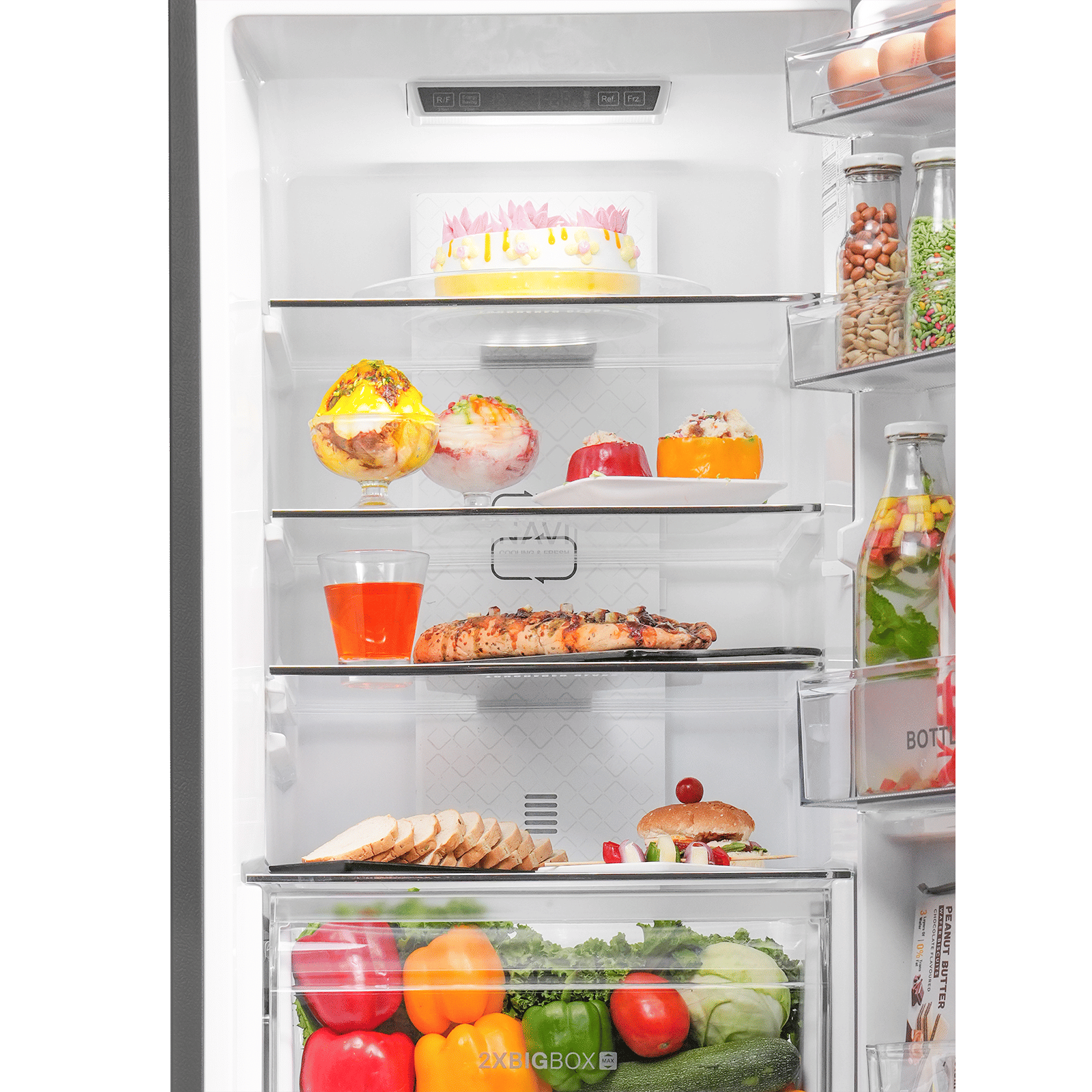 Haier 237 Litres 2 Star Frost Free Double Door Bottom Mount Convertible Refrigerator with Turbo Icing Technology (HRB-2872IBGB-P, GE Black) Haier 237 Litres 2 Star Frost Free Double Door Bottom Mount Convertible Refrigerator with Turbo Icing Technology (HRB-2872IBGB-P, GE Black)_13