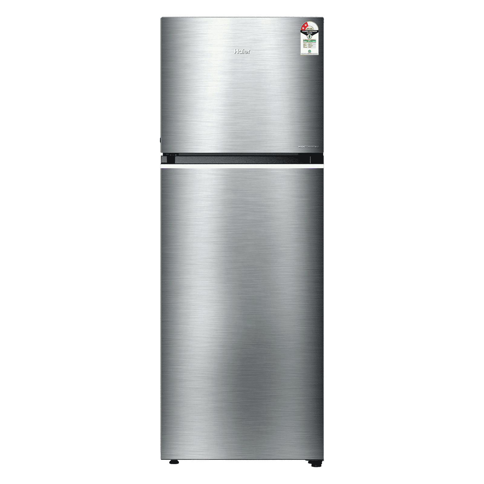Haier 328 Litres 2 Star Frost Free Double Door Convertible Refrigerator with One Hour Icing Technology (HRF-3782BNS-P, Nickel Steel) Haier 328 Litres 2 Star Frost Free Double Door Convertible Refrigerator with One Hour Icing Technology (HRF-3782BNS-P, Nickel Steel)_1