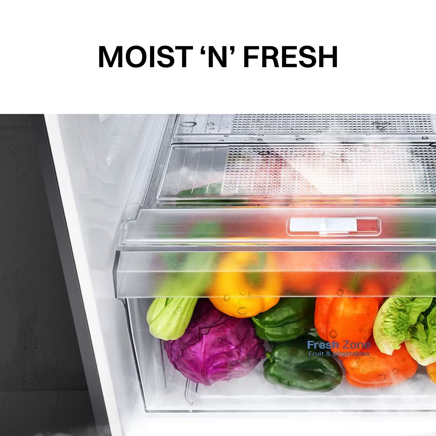LG 240 Litres 2 Star Frost Free Double Door Convertible Refrigerator with MOIST N FRESH Technology (GL-S292SPZY, Shiny Steel)_19