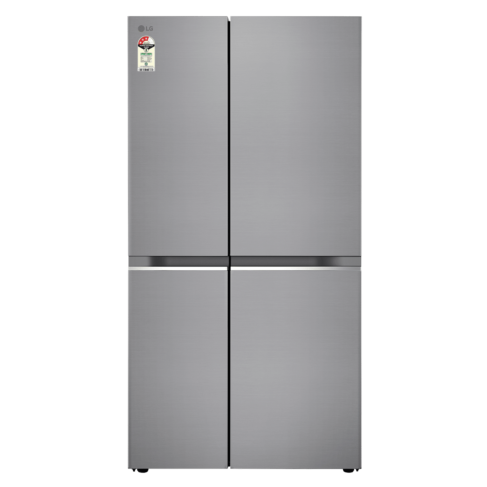 LG 650 Litres 3 Star Frost Free Side by Side Refrigerator with DoorCooling Plus Technology (GL- B257HPZ3, Shiny Steel)_1