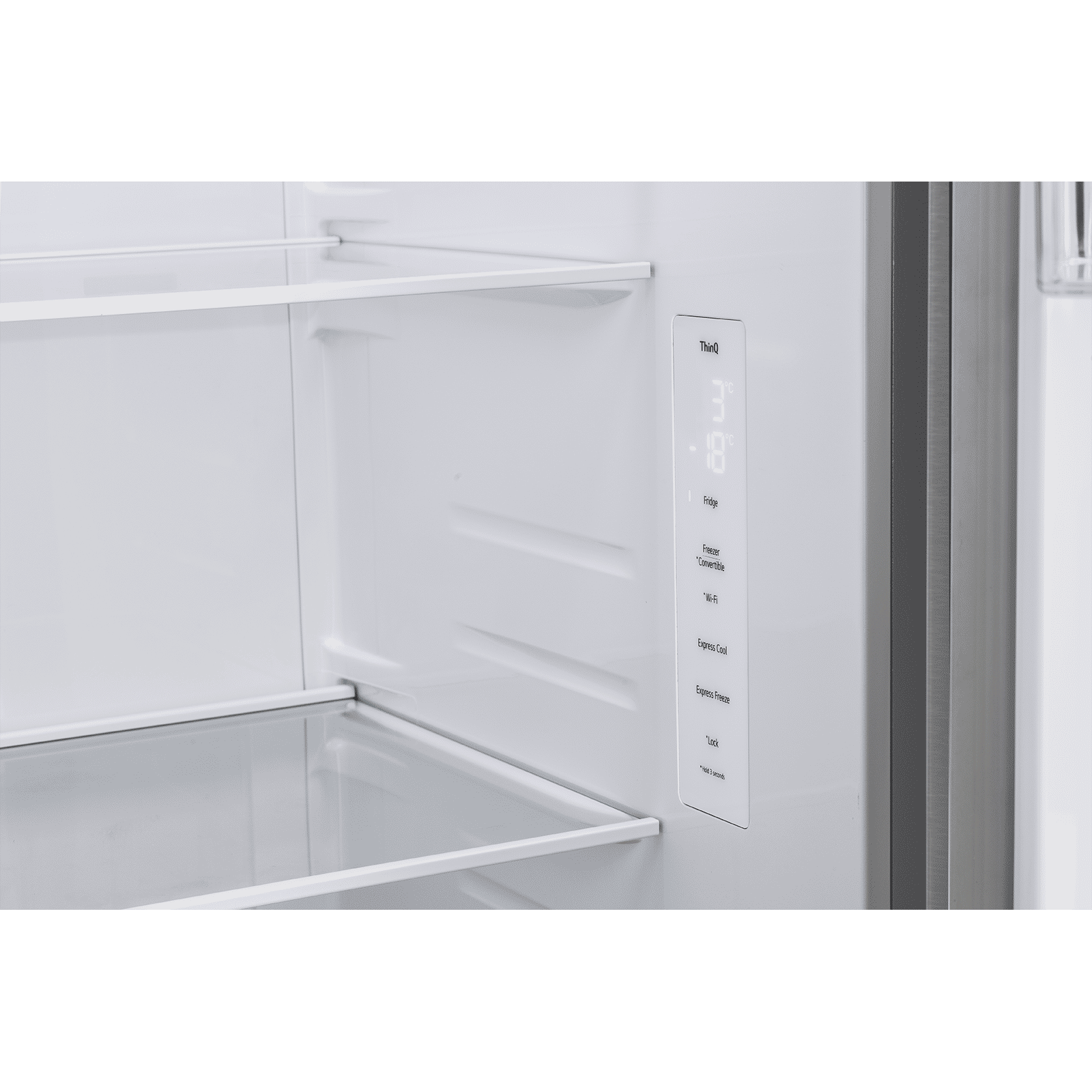 LG 650 Litres 3 Star Frost Free Side by Side Refrigerator with DoorCooling Plus Technology (GL- B257HPZ3, Shiny Steel)_16