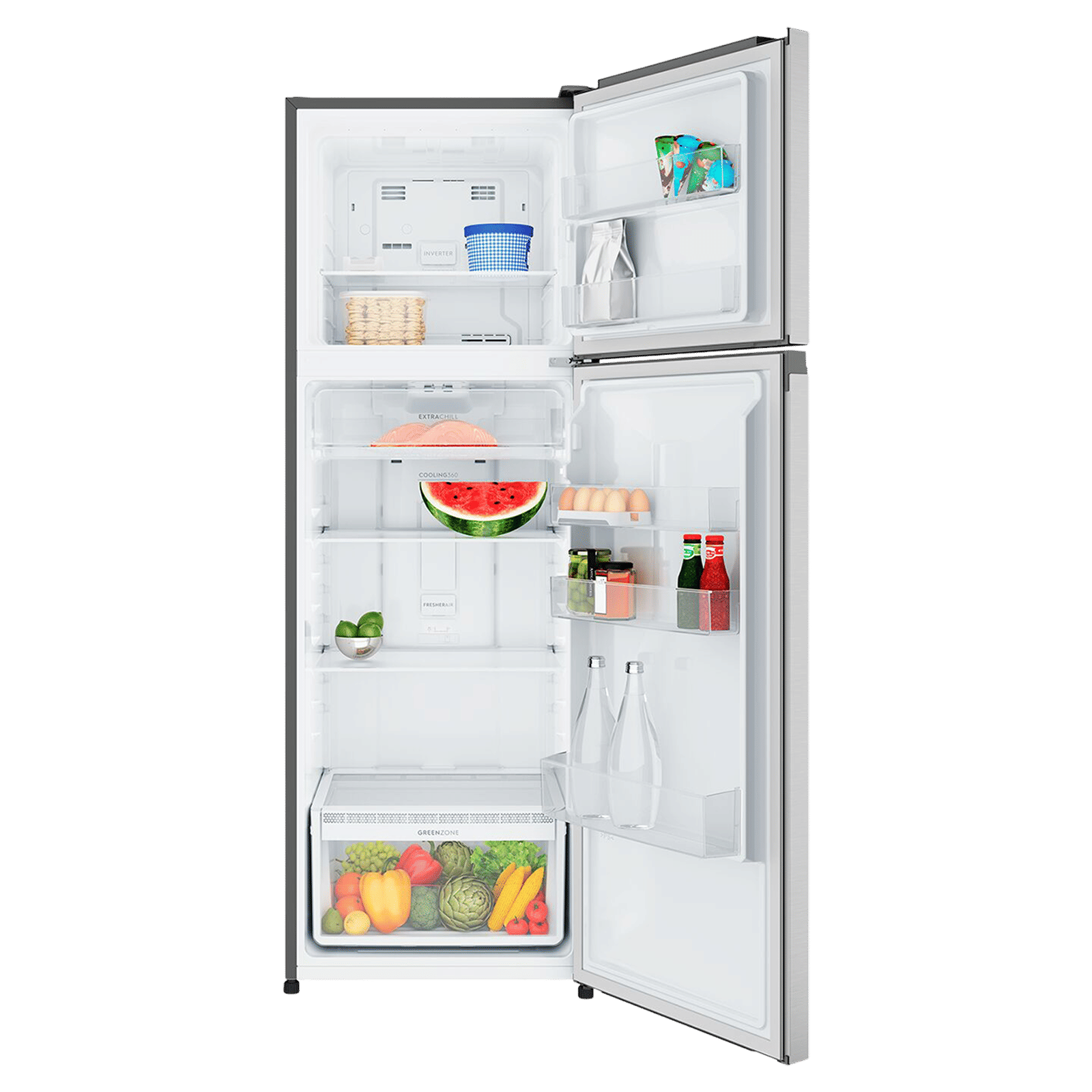 Electrolux 700 Series 341 Litres 1 Star Frost Free Double Door Refrigerator with AI AutoSense (ETM3400L-S, Silver)_3