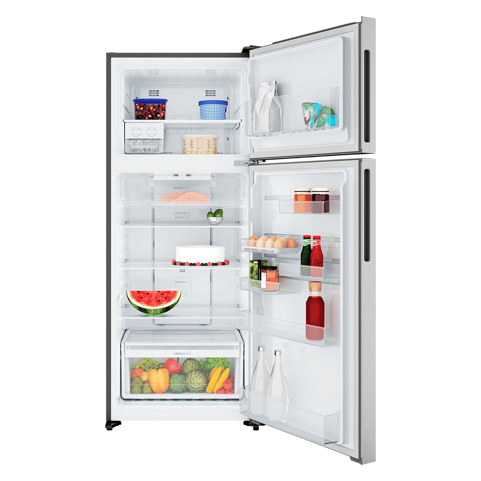 Electrolux 700 Series 431 Litres 1 Star Frost Free Double Door Refrigerator with AI AutoSense (ETM4302C-S, Steel)_5
