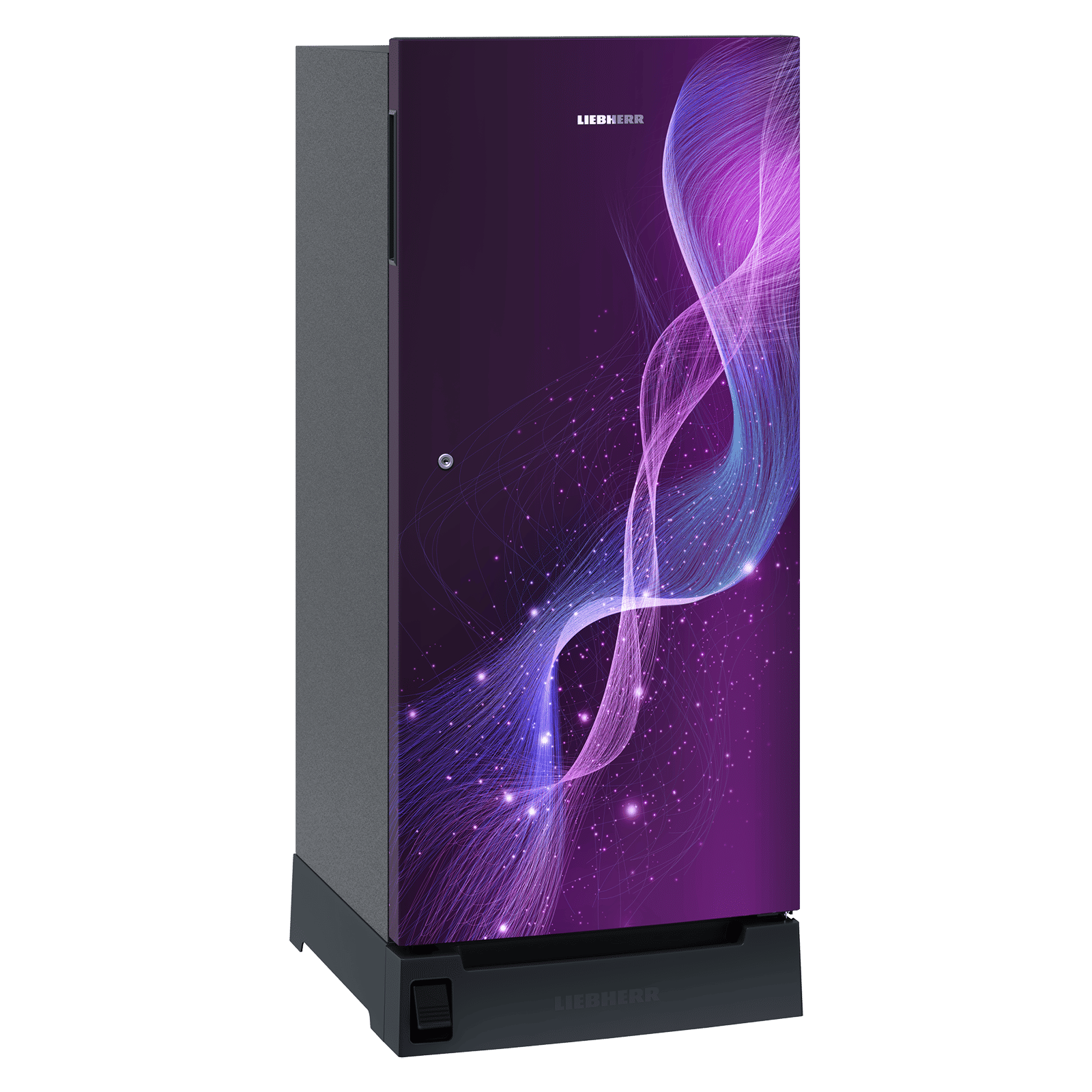 LIEBHERR Cluster 3 191 Litres 3 Star Direct Cool Single Door Refrigerator with Antibacterial Gasket (DFPpsC 1931, Purple Strings)_6