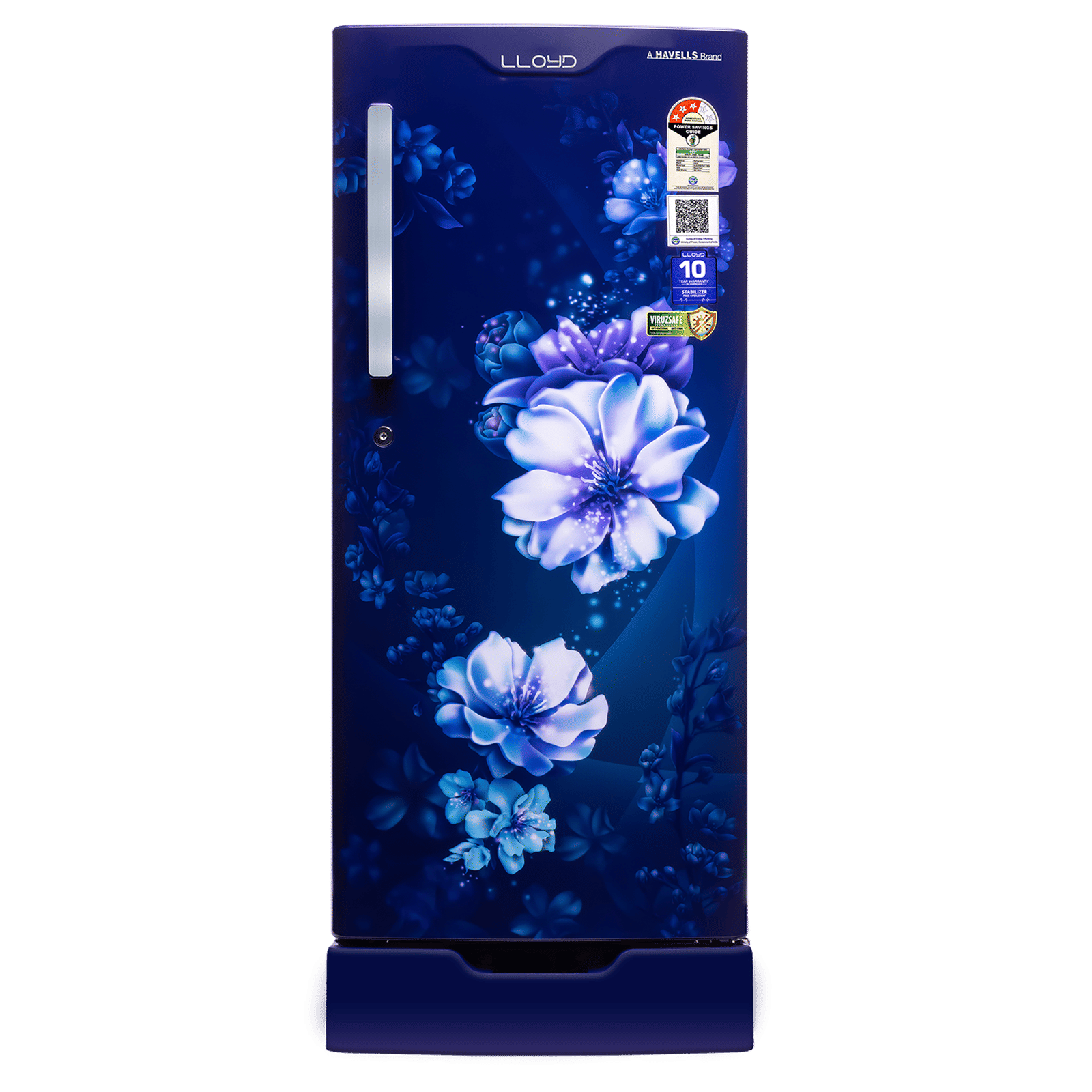LLYOD 188 Litres 5 Star Direct Cool Single Door Refrigerator with Rapid Freeze Technology (GLDF205SCBS2LC, Cherry Blossom Blue) LLYOD 188 Litres 5 Star Direct Cool Single Door Refrigerator with Rapid Freeze Technology (GLDF205SCBS2LC, Cherry Blossom Blue)_1