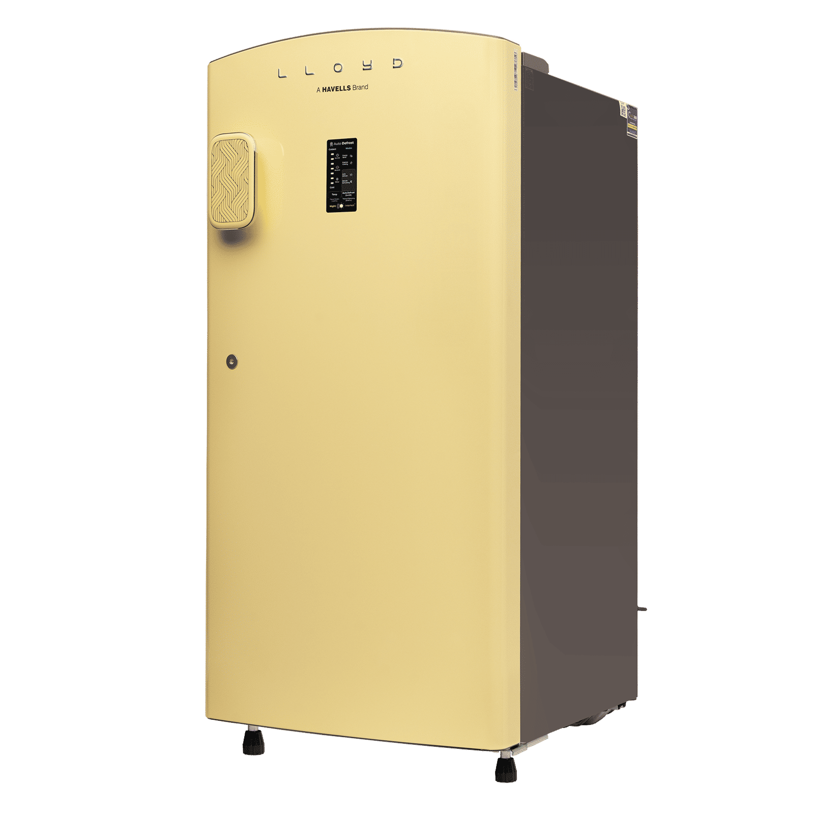 LLOYD 195 Litres 5 Star Direct Cool Single Door Refrigerator with Auto Defrost Technology (GLDF215SPYA4LC, Pastel Yellow) LLOYD 195 Litres 5 Star Direct Cool Single Door Refrigerator with Auto Defrost Technology (GLDF215SPYA4LC, Pastel Yellow)_4