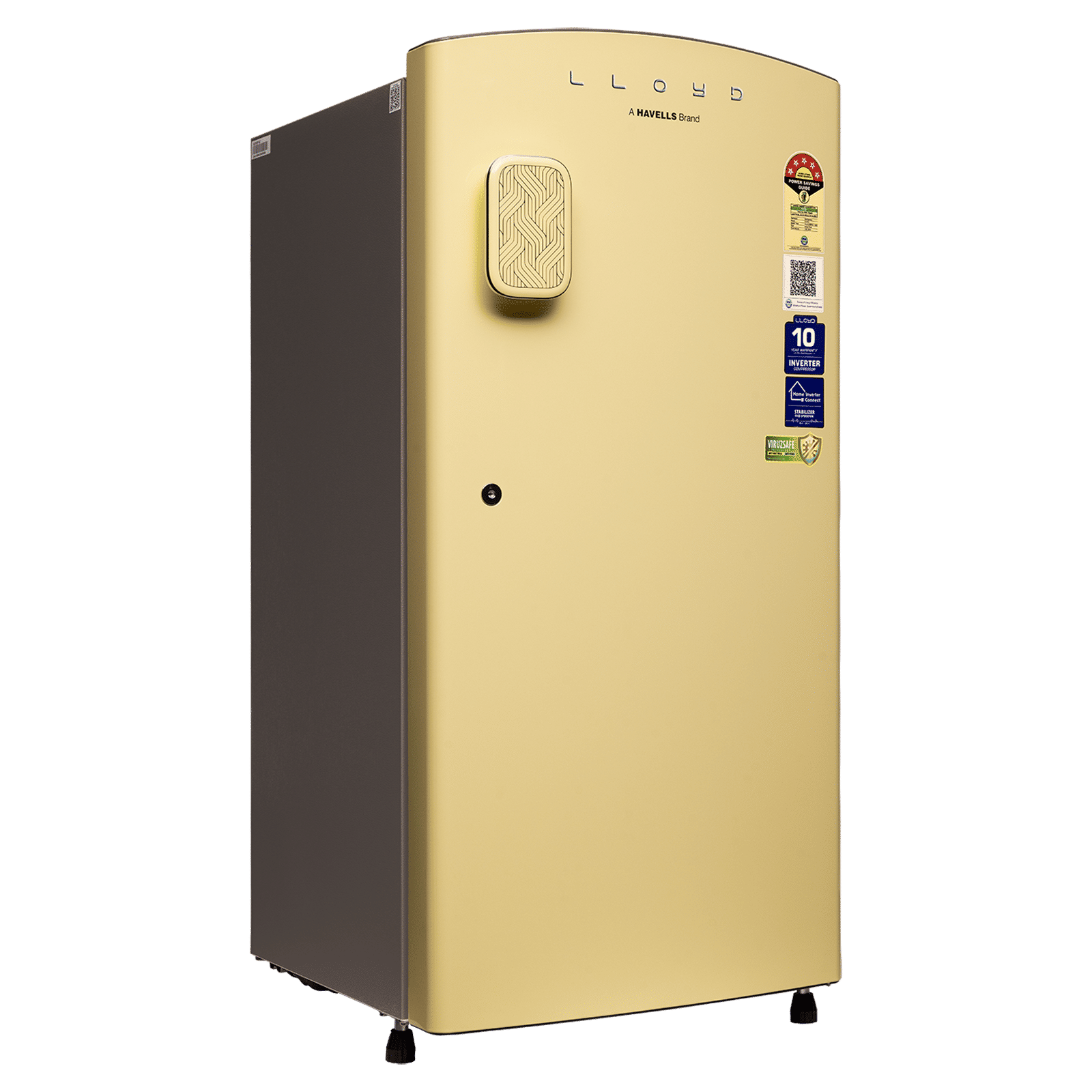 LLOYD 195 Litres 5 Star Direct Cool Single Door Refrigerator with Rapid Freeze Technology (GLDF215SPYT4LC, Pastel Yellow)_9