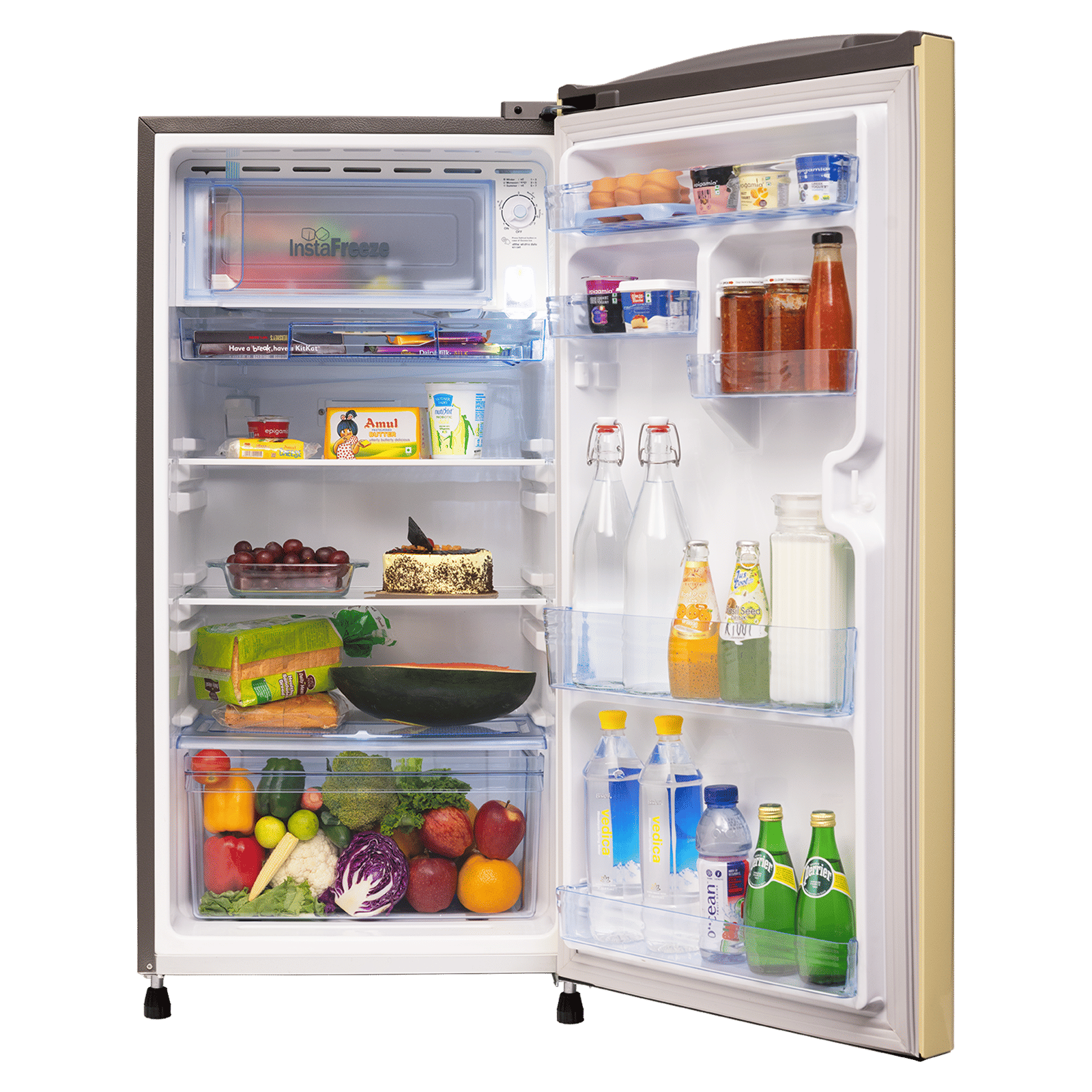 LLOYD 195 Litres 5 Star Direct Cool Single Door Refrigerator with Rapid Freeze Technology (GLDF215SPYT4LC, Pastel Yellow)_5