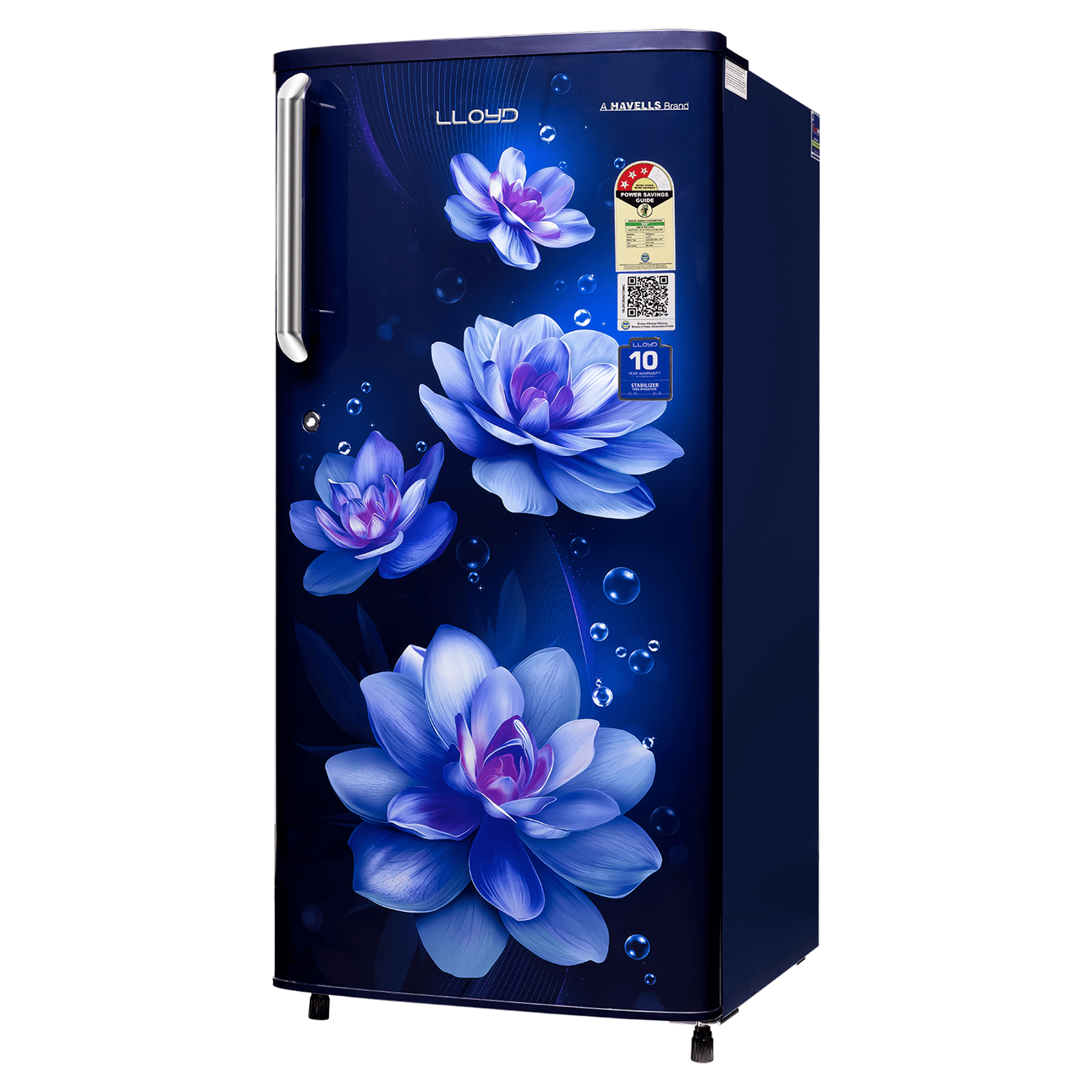 LLOYD 188 Litres 3 Star Direct Cool Single Door Refrigerator with Honeycomb Crisper Technology (GLDC203GSBT2WC, Silk Blue) LLOYD 188 Litres 3 Star Direct Cool Single Door Refrigerator with Honeycomb Crisper Technology (GLDC203GSBT2WC, Silk Blue)_3