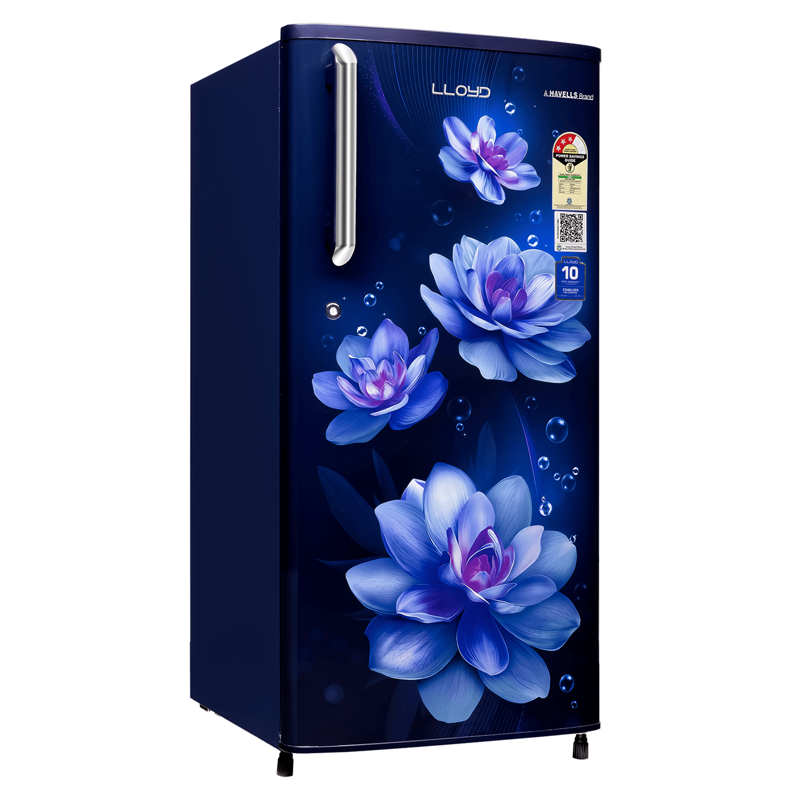 LLOYD 188 Litres 3 Star Direct Cool Single Door Refrigerator with Honeycomb Crisper Technology (GLDC203GSBT2WC, Silk Blue) LLOYD 188 Litres 3 Star Direct Cool Single Door Refrigerator with Honeycomb Crisper Technology (GLDC203GSBT2WC, Silk Blue)_7