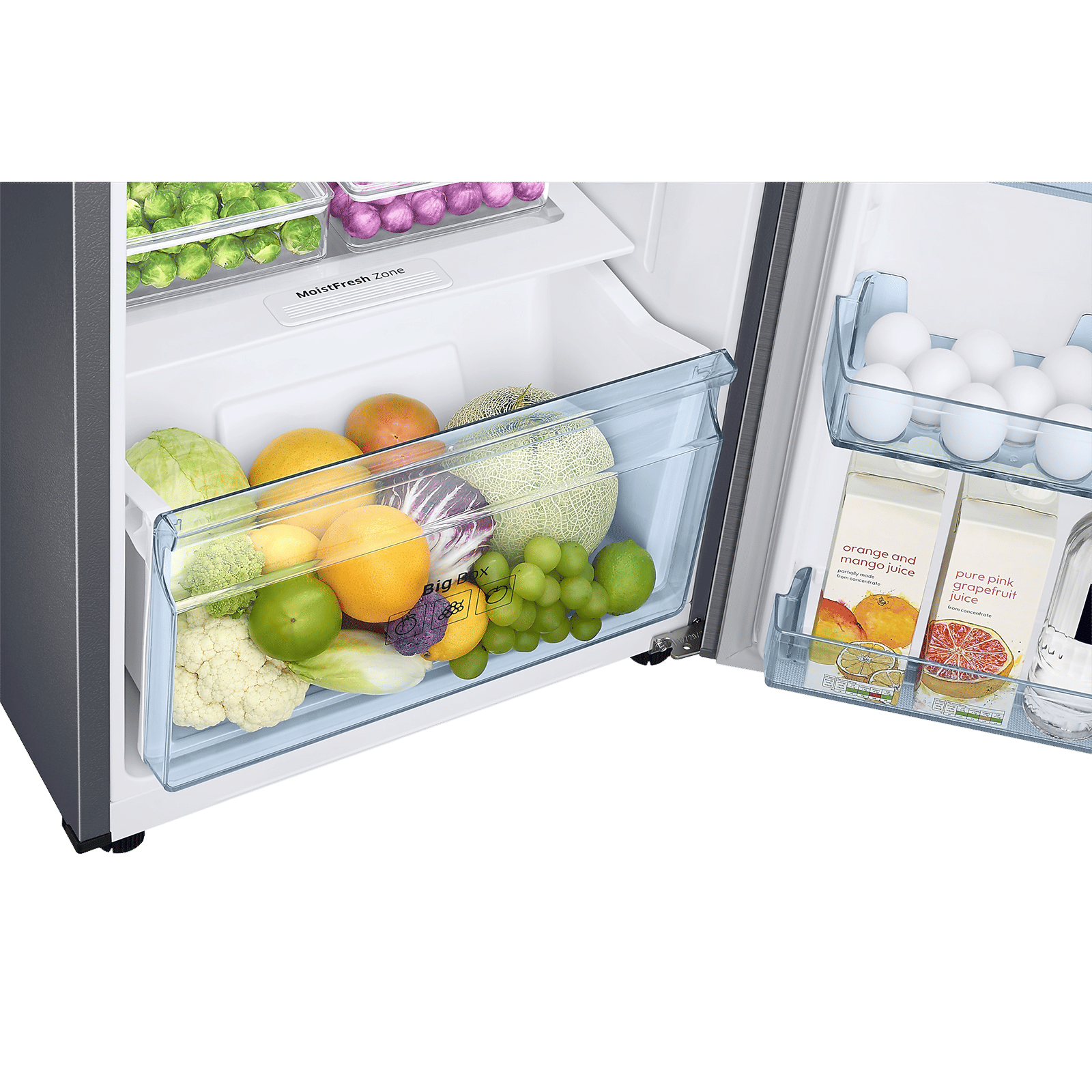 SAMSUNG 236 Litres 2 Star Frost Free Double Door Convertible Refrigerator with Convertible Freezer (RT28C3732S8/HL, Elegant Inox)_8