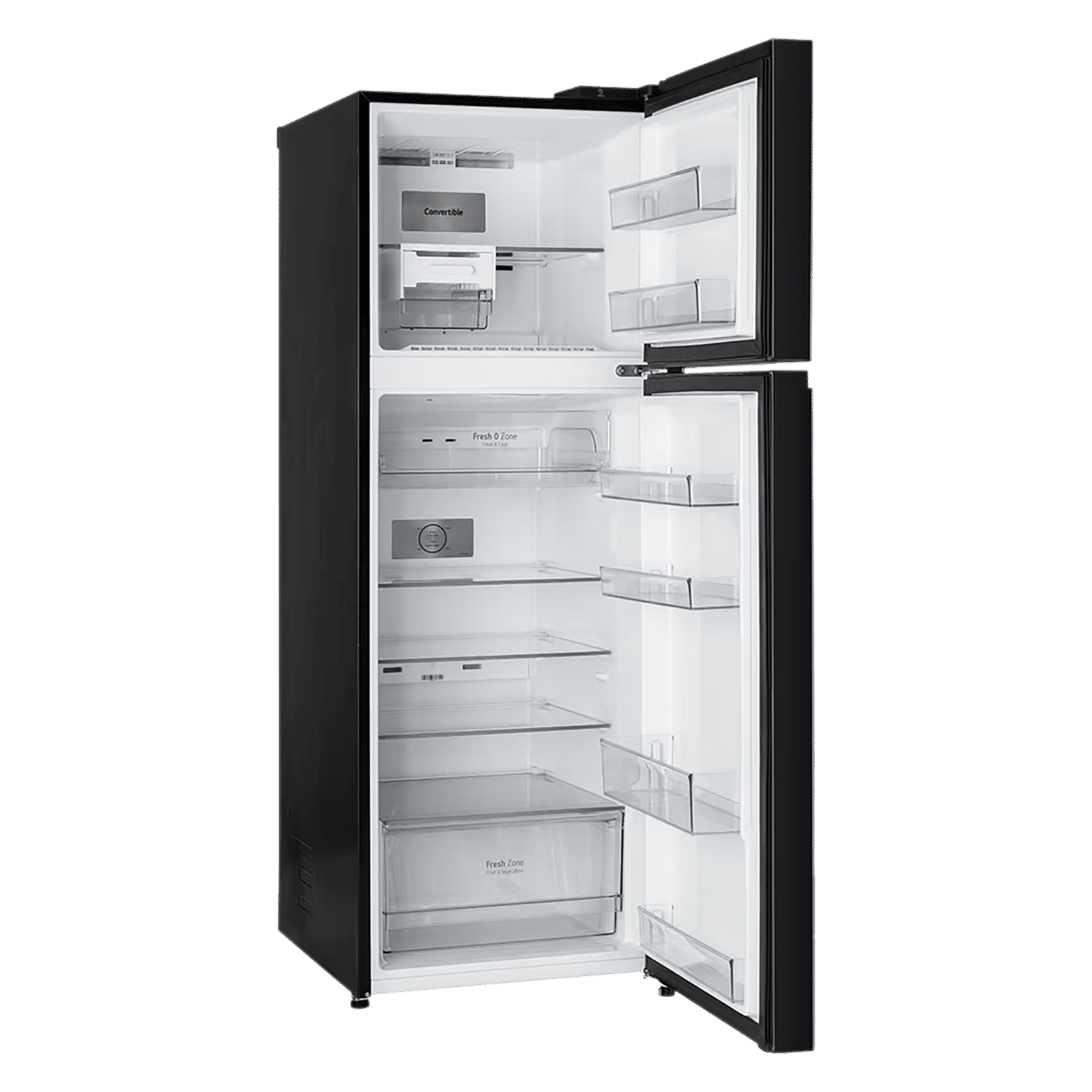 LG 343 Litres 2 Star Frost Free Double Door Convertible Refrigerator with Smart Diagnosis (GL-S382SBMY, Black Mirror)_10
