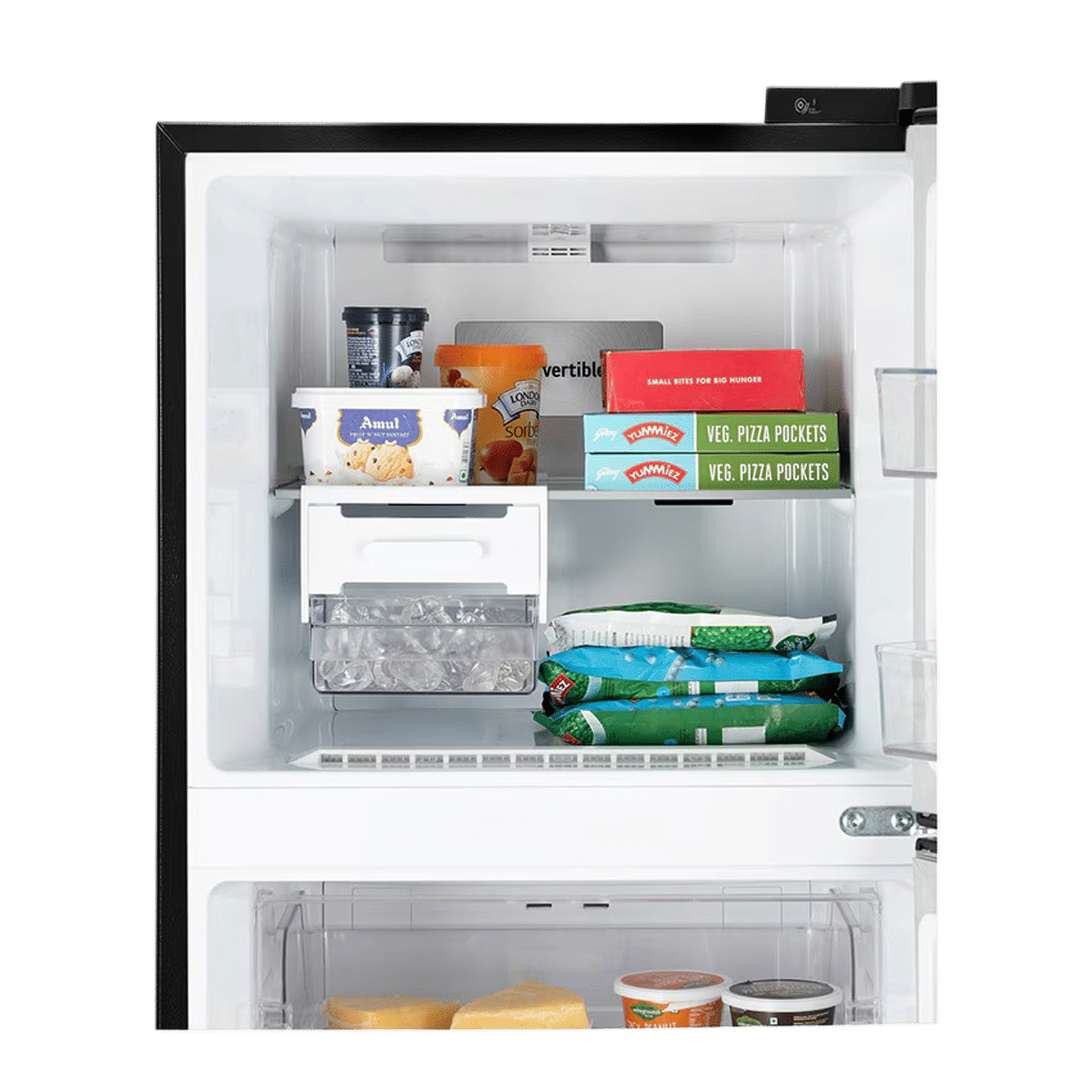LG 343 Litres 2 Star Frost Free Double Door Convertible Refrigerator with Smart Diagnosis (GL-S382SBMY, Black Mirror)_11