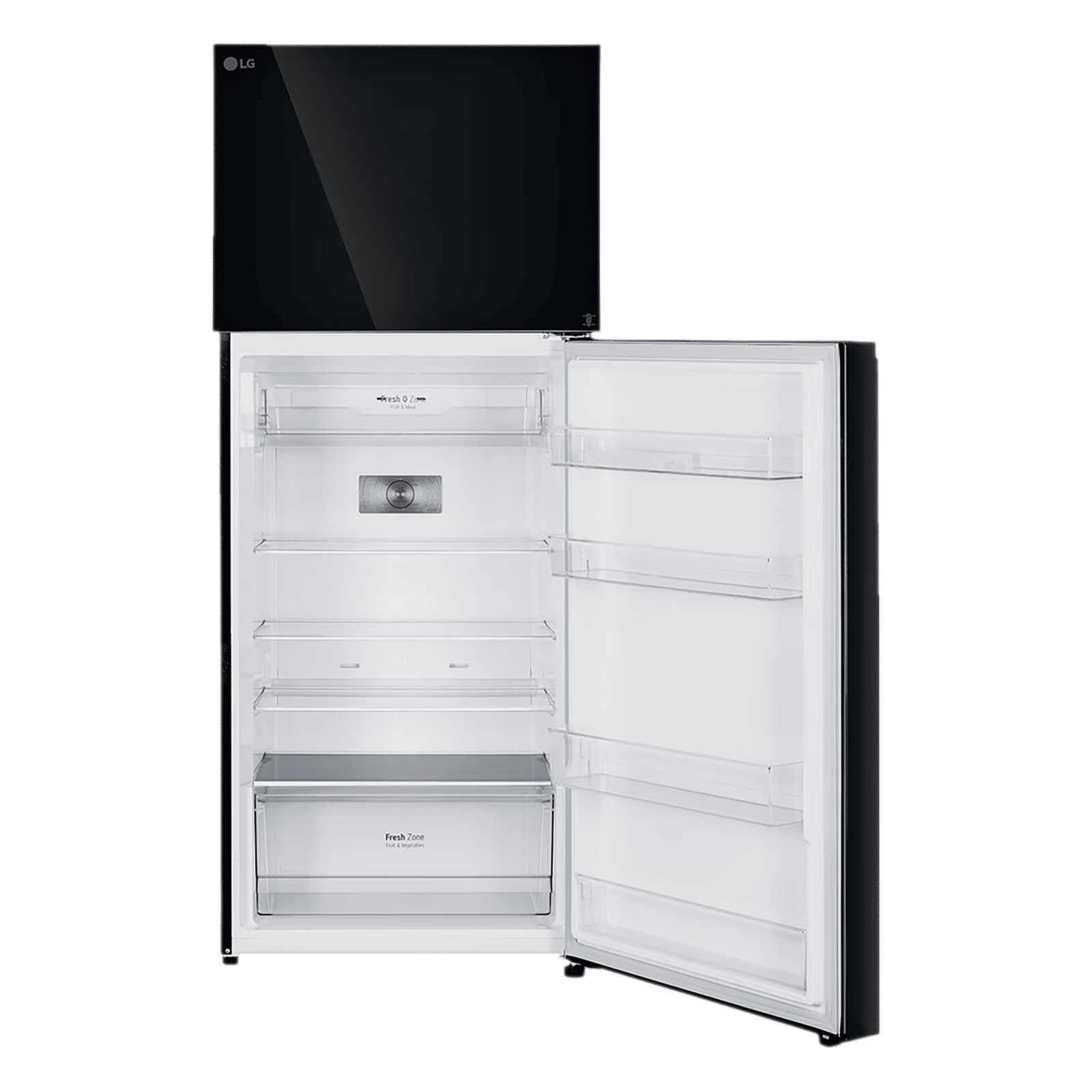 LG 398 Litres 2 Star Frost Free Double Door Convertible Refrigerator with Smart Diagnosis (GL-S422SBMY, Black Mirror)_11
