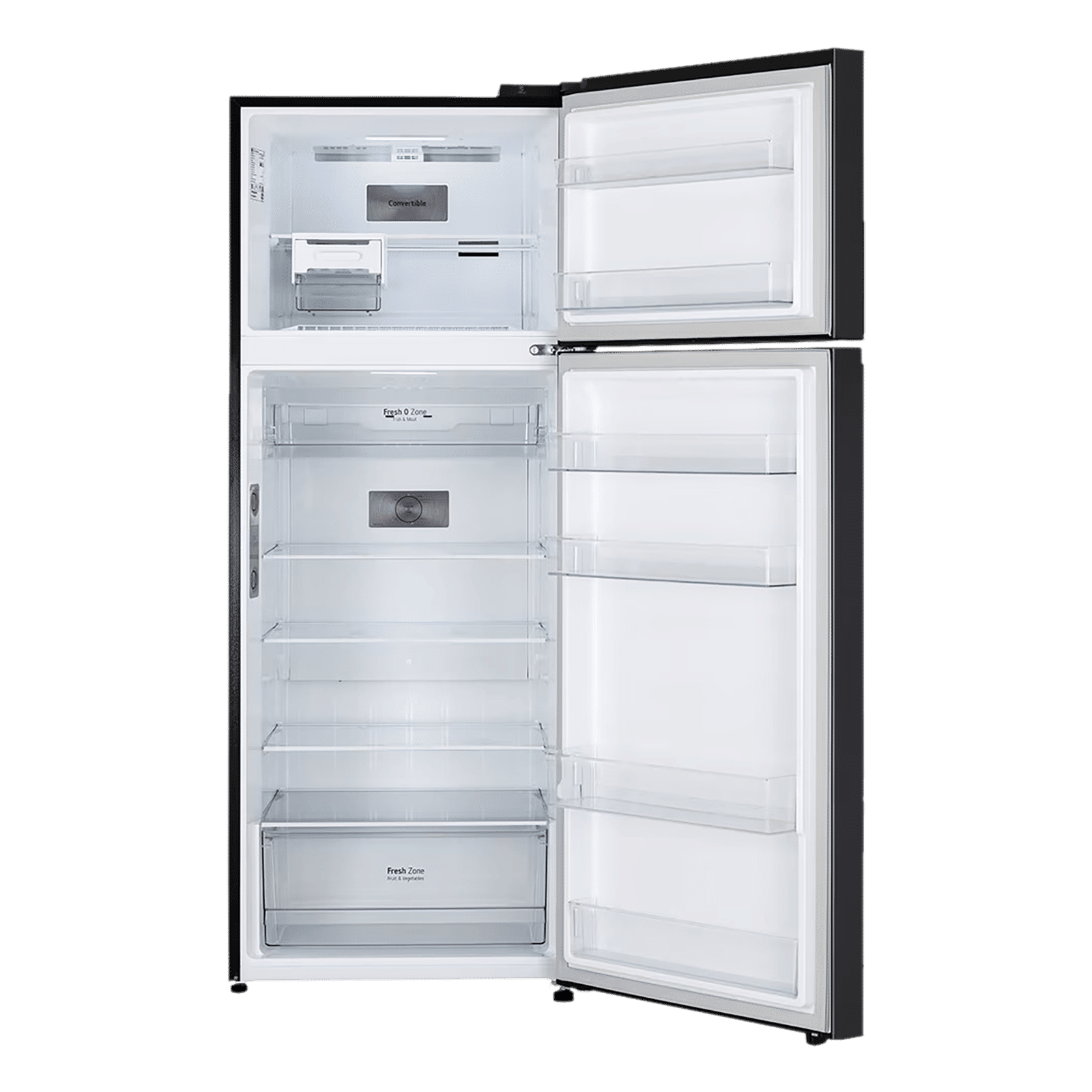 LG 466 Litres 2 Star Frost Free Double Door Convertible Refrigerator with Smart Diagnosis (GL-T492EBMY, Black Mirror)_6