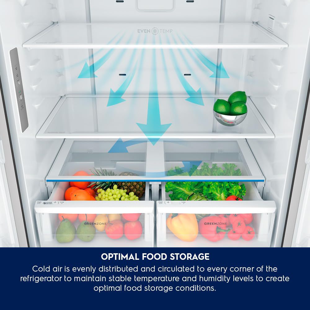 Electrolux 700 Series 564 Litres Frost Free French Door Refrigerator with Electronic Touch Control (EQE5600B-B, Matte Black)_18