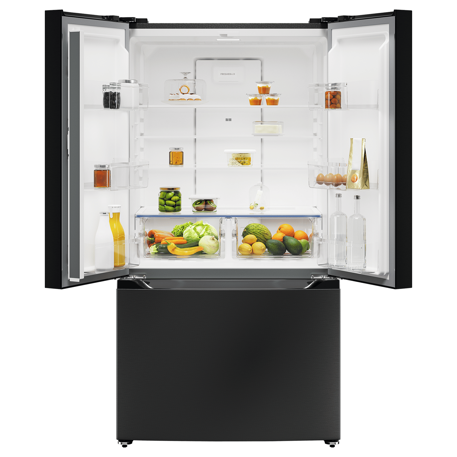 Electrolux 600 Series 565 Litres 4 Star Frost Free French Door Refrigerator with Electronic Touch Control (EHE5600D-B, Matt Charcoal Black) Electrolux 600 Series 565 Litres 4 Star Frost Free French Door Refrigerator with Electronic Touch Control (EHE5600D-B, Matt Charcoal Black)_5