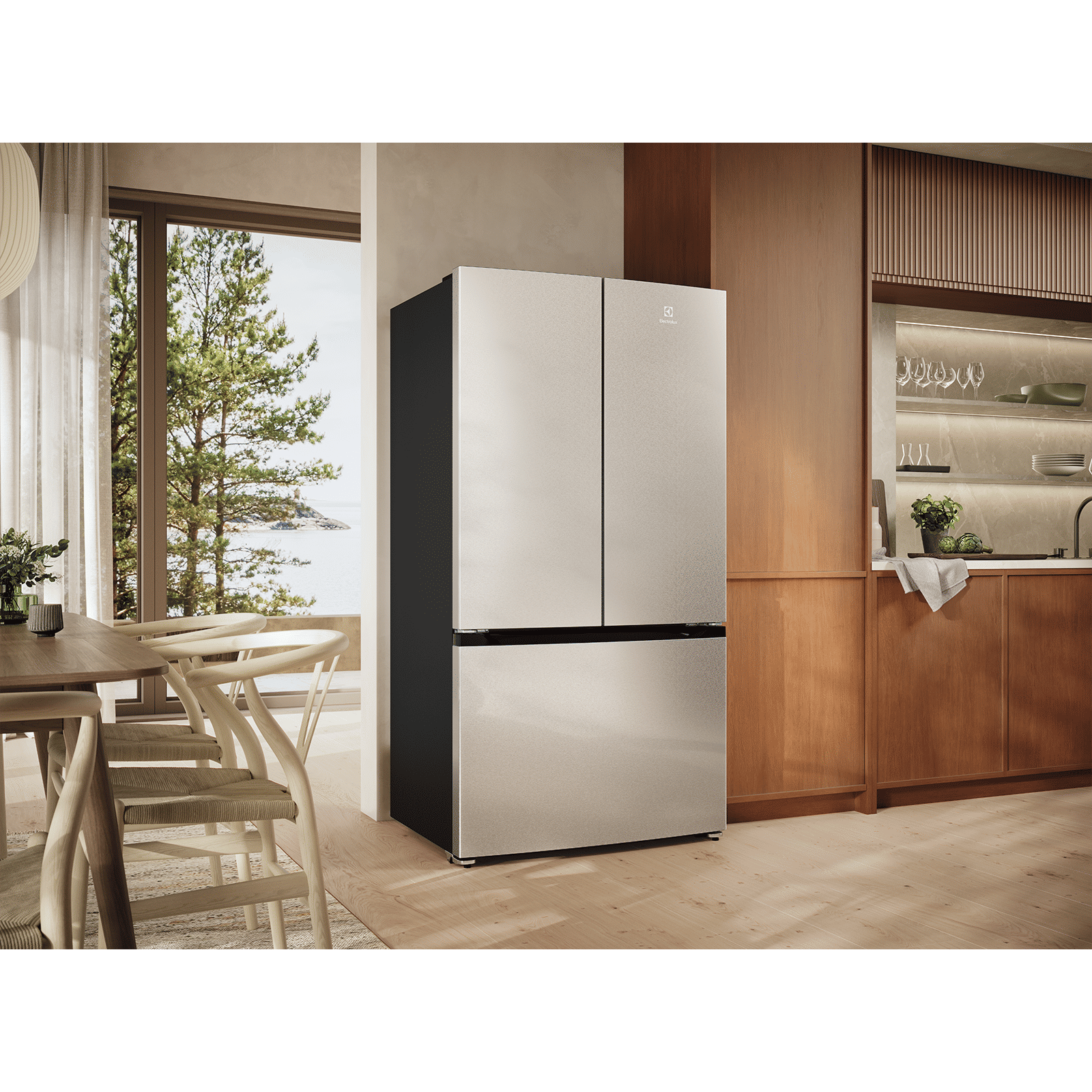 Electrolux 600 Series 565 Litres 4 Star Frost Free French Door Refrigerator with Electronic Touch Control (EHE5600D-S, Stainless Look Like)_10