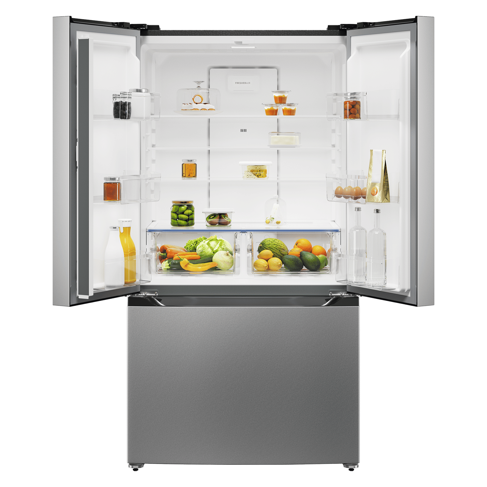 Electrolux 600 Series 565 Litres 4 Star Frost Free French Door Refrigerator with Electronic Touch Control (EHE5600D-S, Stainless Look Like)_5