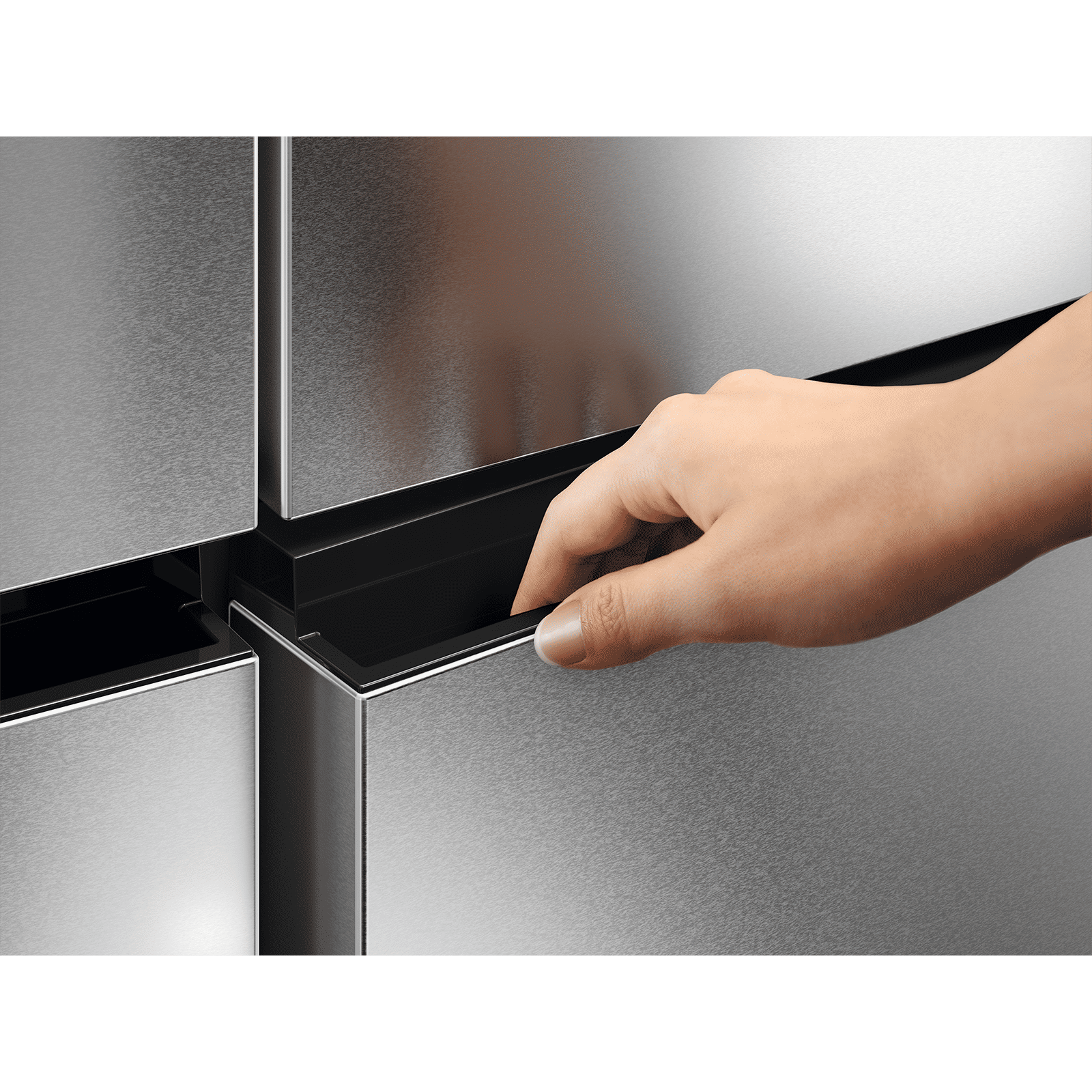 Electrolux 600 Series 547 Litres Frost Free French Door Refrigerator with Electronic Touch Control (EQE5400D-S, Stainless Look Like) Electrolux 600 Series 547 Litres Frost Free French Door Refrigerator with Electronic Touch Control (EQE5400D-S, Stainless Look Like)_8