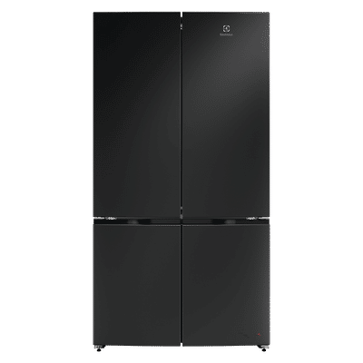 Electrolux 600 Series 547 Litres Frost Free French Door Refrigerator with Electronic Touch Control (EQE5400D-B, Matt Charcoal Black)