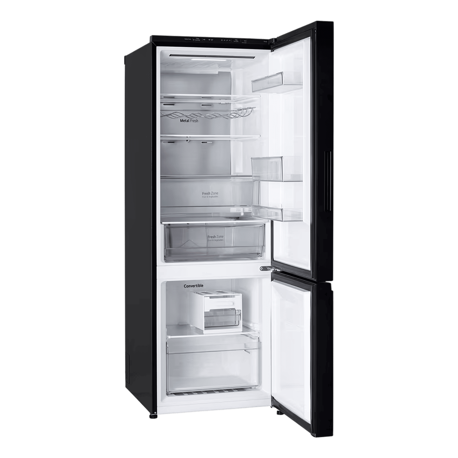 LG 340 Litres 3 Star Frost Free Double Door Bottom Mount Convertible Refrigerator with Smart Diagnosis (GL-B382EBMX, Black Mirror) LG 340 Litres 3 Star Frost Free Double Door Bottom Mount Convertible Refrigerator with Smart Diagnosis (GL-B382EBMX, Black Mirror)_16