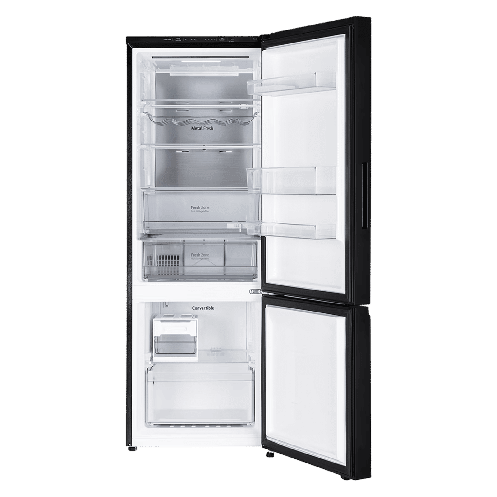 LG 340 Litres 3 Star Frost Free Double Door Bottom Mount Convertible Refrigerator with Smart Diagnosis (GL-B382EBMX, Black Mirror) LG 340 Litres 3 Star Frost Free Double Door Bottom Mount Convertible Refrigerator with Smart Diagnosis (GL-B382EBMX, Black Mirror)_5